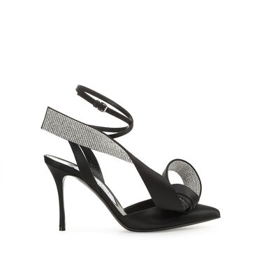 スリングバック ブラック ハイヒール: 90mm, Area Marquise - Slingbacks Black 2