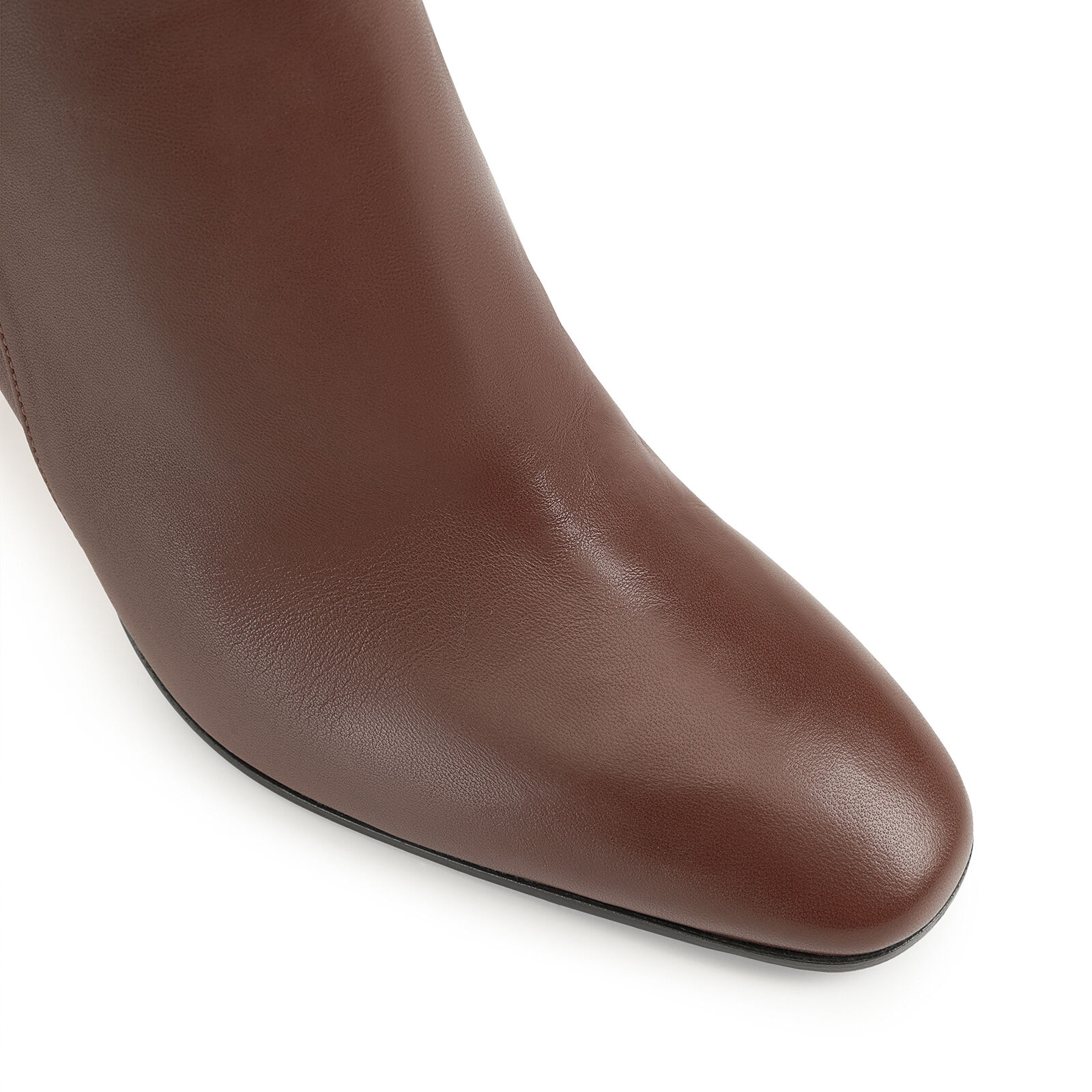 Booties Brown High heel: 100mm, sr Kim | Sergio Rossi