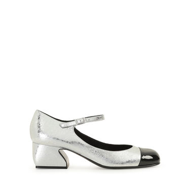 Pumps Grey Low heel: 45mm, sr SI ROSSI - Pumps Silver 2