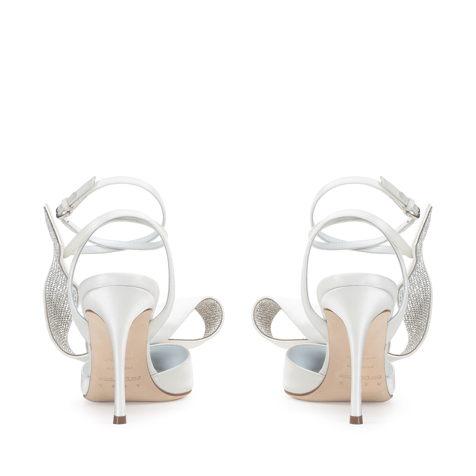 Area Marquise - Slingbacks White, 2