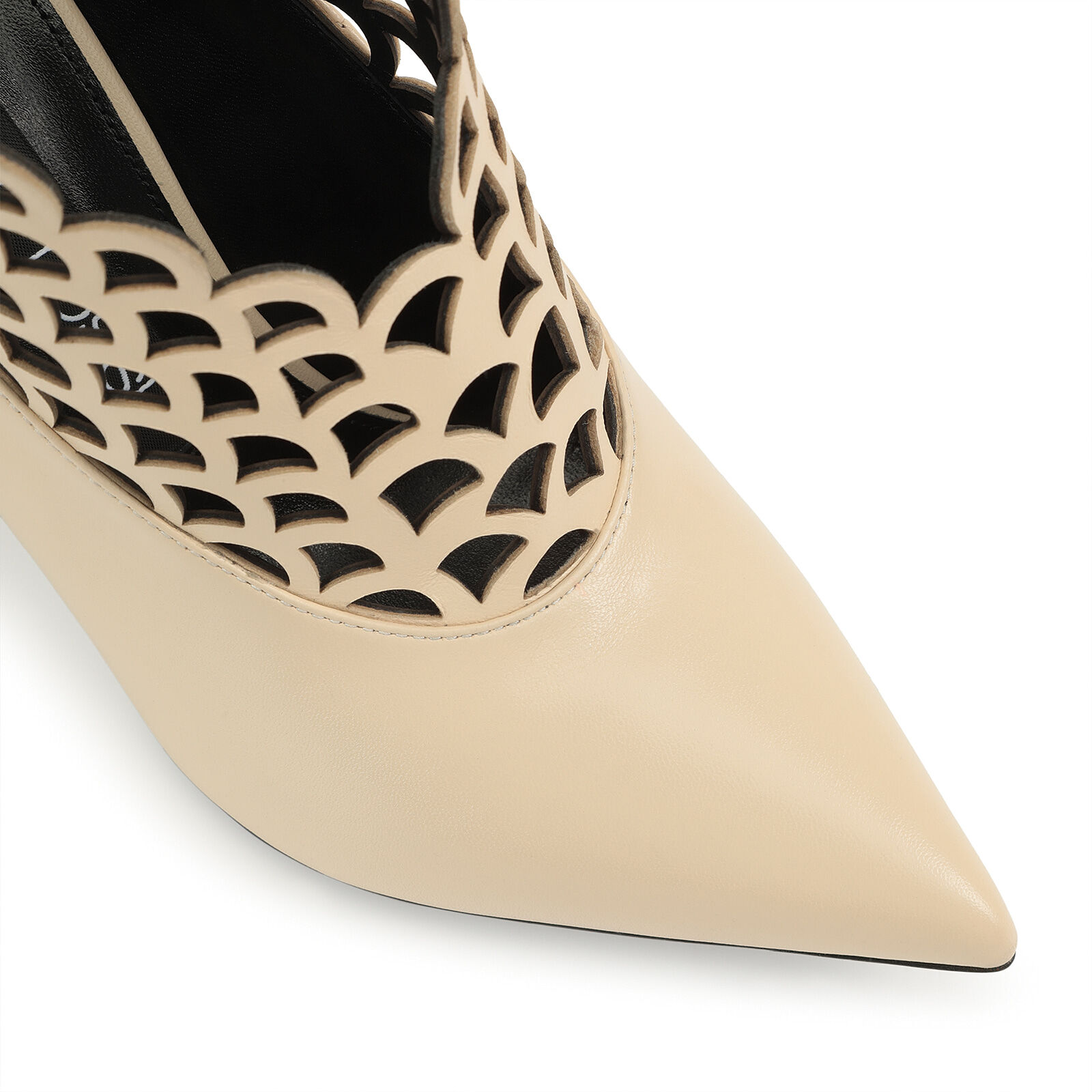 Stivaletti beige tacco on sale