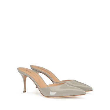 Sandals Grey Heel height: 75mm, Elegance - Mules Nebbia 2