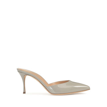 Sandals Grey Heel height: 75mm, Elegance - Mules Nebbia 2