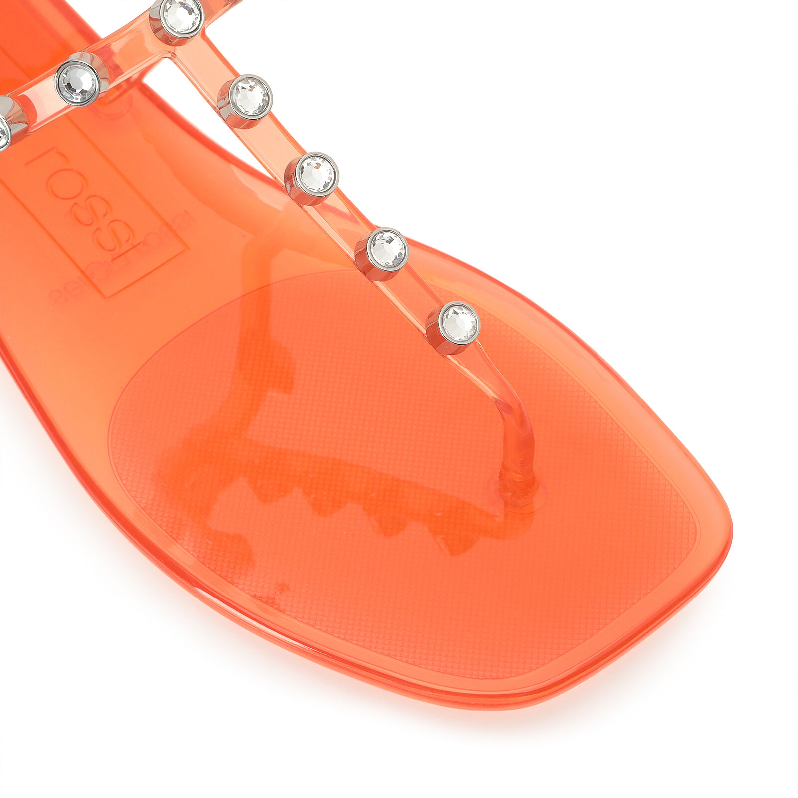 Orange 2025 jelly heels