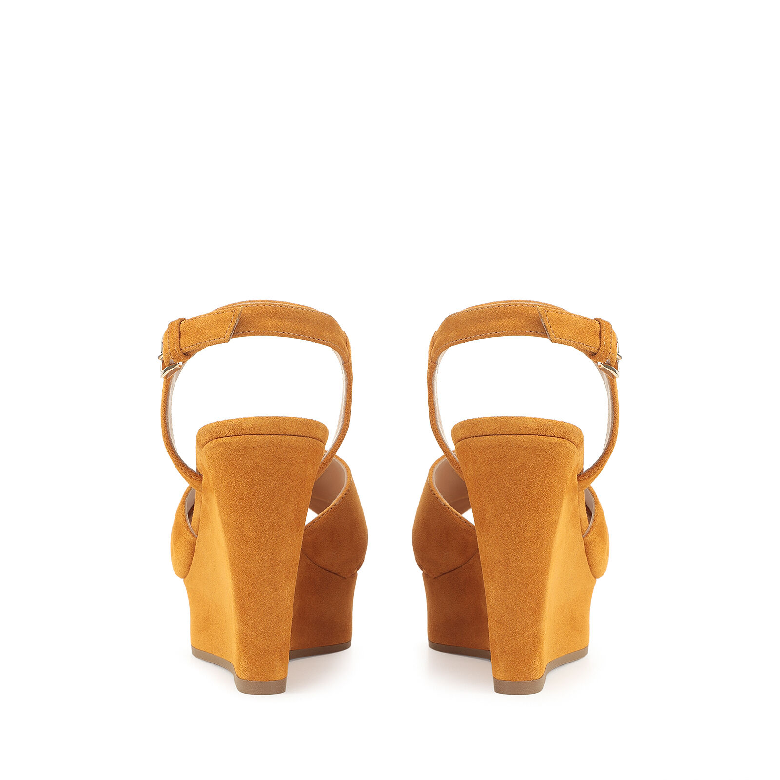 直営店‐Sergio Rossi‐ Sr pantelleria 75mm スエード パンプス Wedges Yellow Mid heel: 75mm, Sr Pantelleria | Sergio Rossi