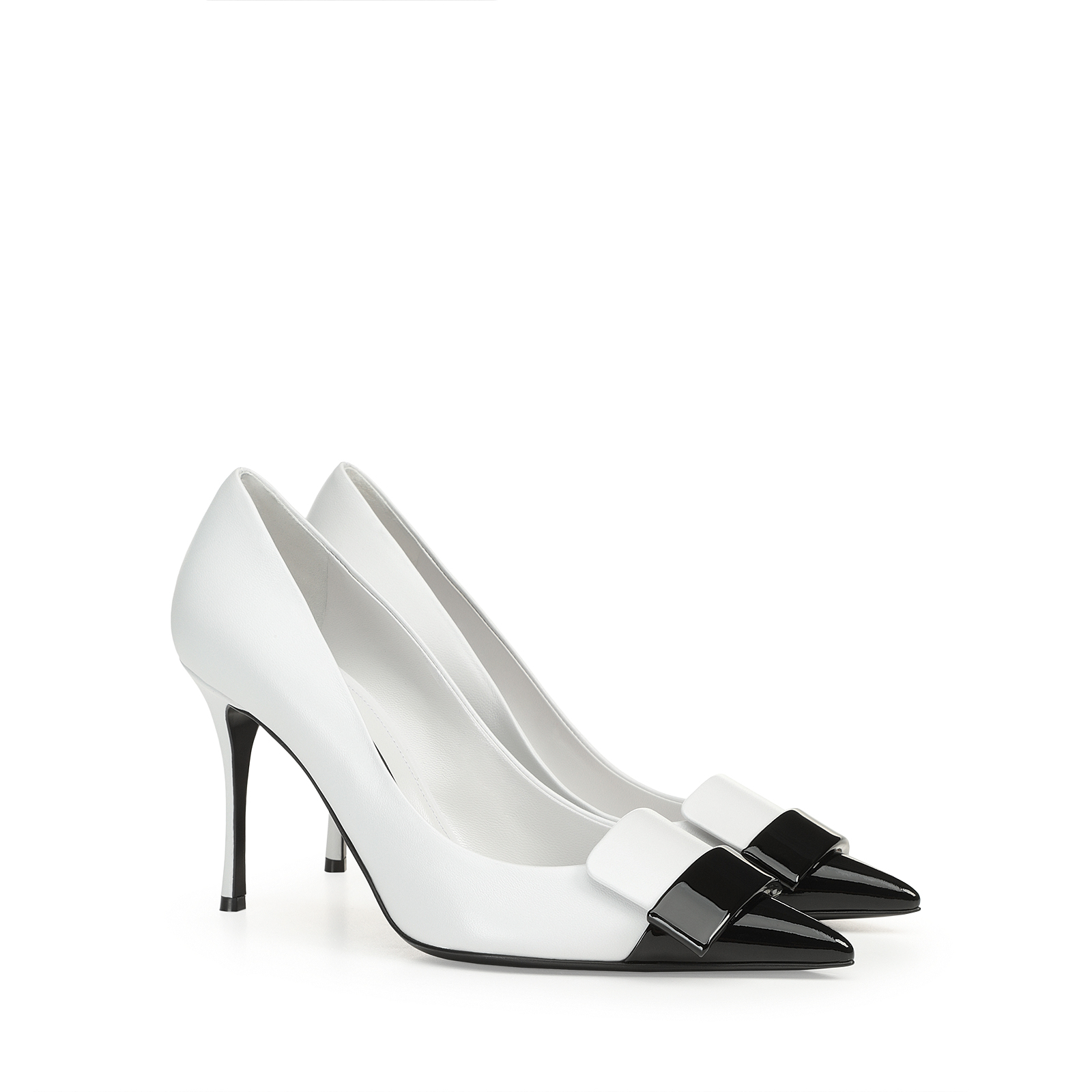Pumps Multicolor High heel: 90mm, sr1 - Pumps Black/White