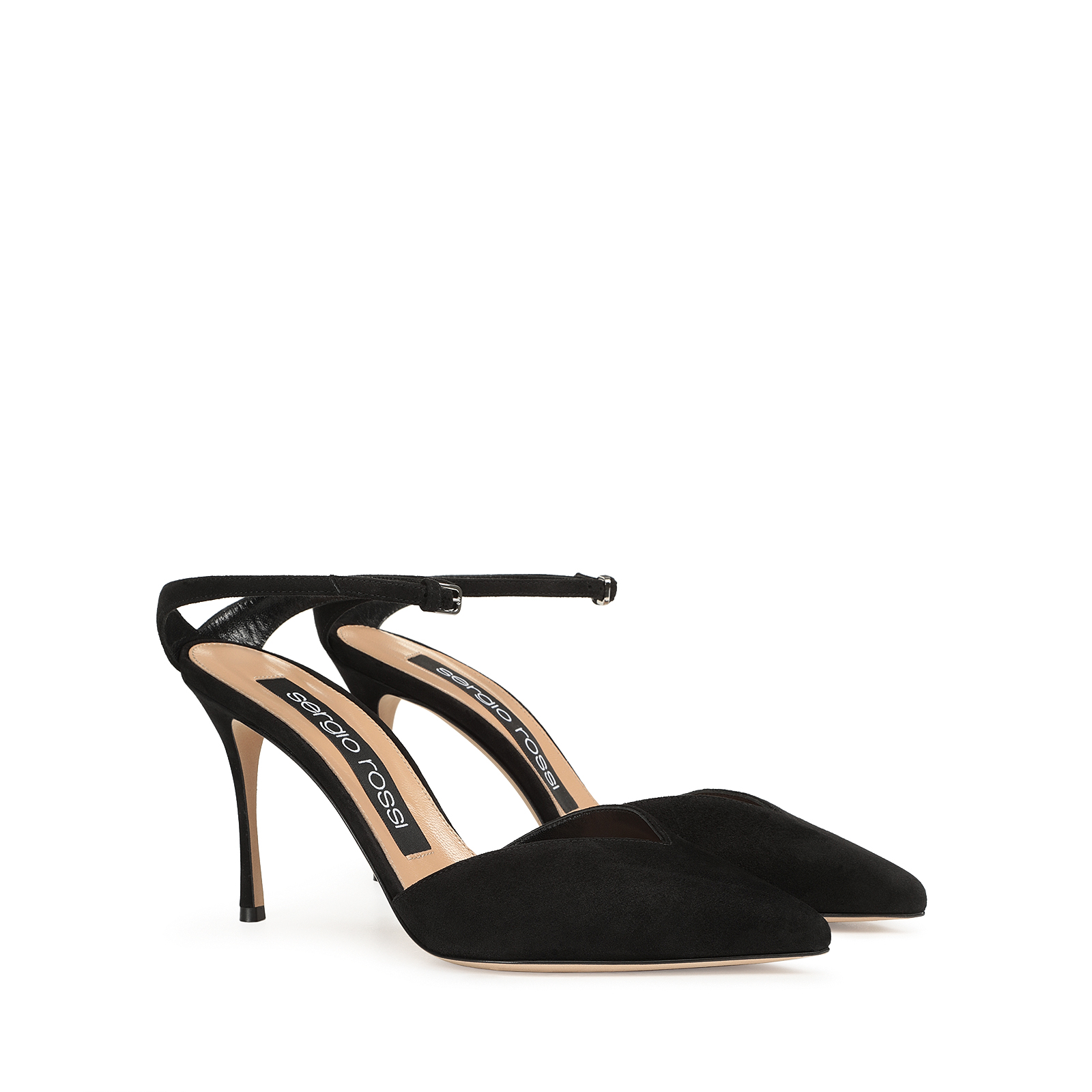 サンダル・ミュール Sergio Rossi Godiva Sabot 90mm Sandals Black Heel height: 90mm, Godiva - Sandals Black