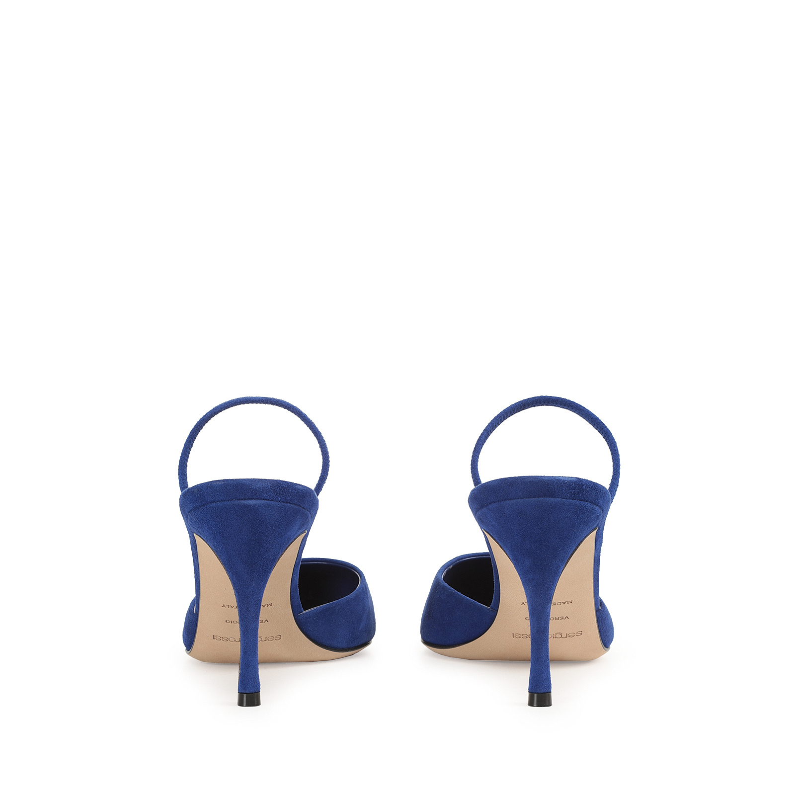 春夏の足元に★Sergio Rossi★Godiva-Slingbacks Blue Paradise Slingbacks Blue Mid heel: 75mm, Godiva | Sergio Rossi