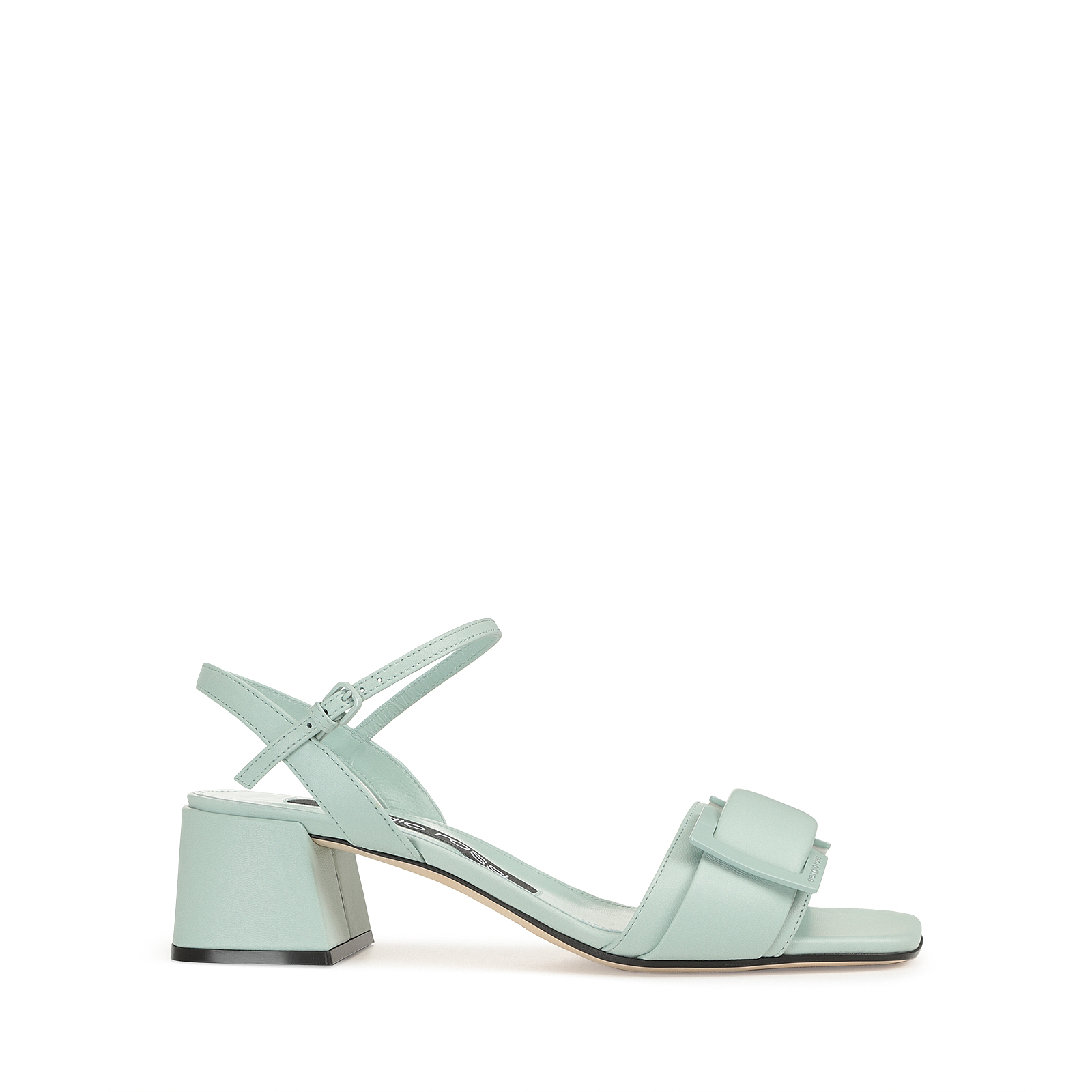 Sandals Green Heel height: 45mm, sr Prince | Sergio Rossi
