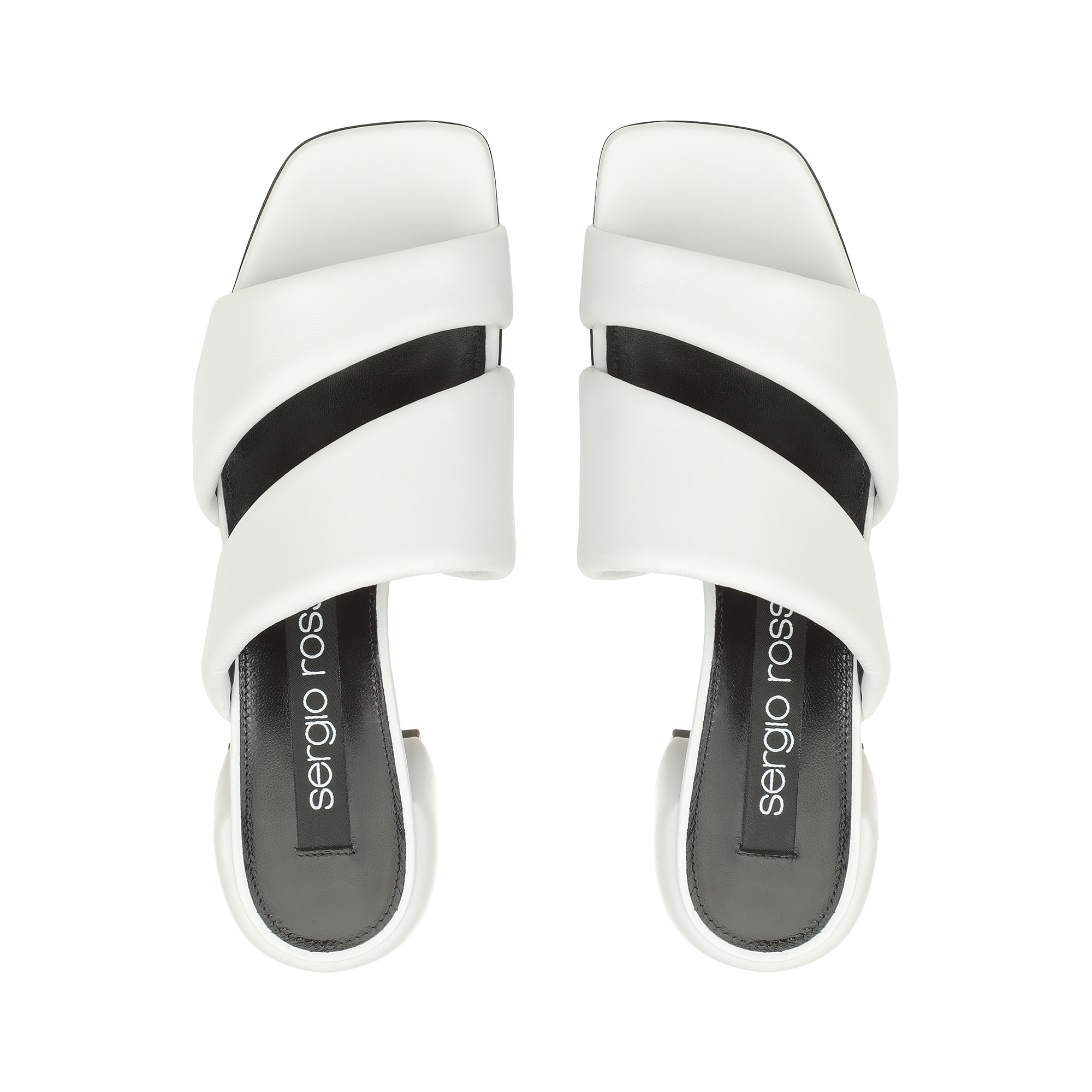 Sandals White Low heel 45mm sr Spongy Sandals White Sergio Rossi