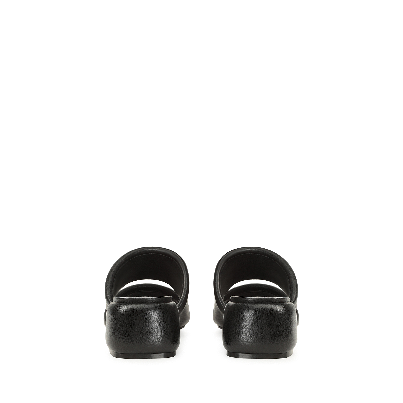★SS24★Sergio Rossi/セルジオロッシ sr Spongy-Sandals black Wedges Black Flat: 10mm, sr Spongy - Wedges Black | Sergio Rossi