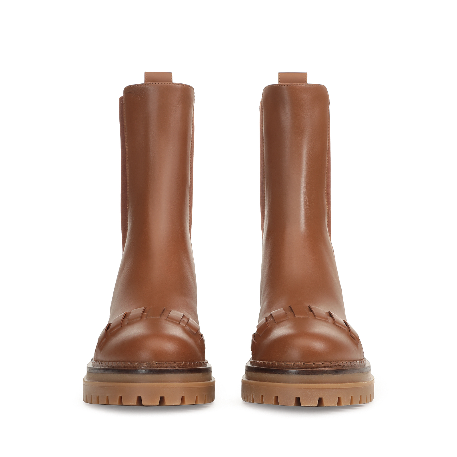 Booties Brown Heel height: 15mm, sr Tiedup | Sergio Rossi Booties Brown Heel height: 15mm, sr Tiedup | Sergio Rossi