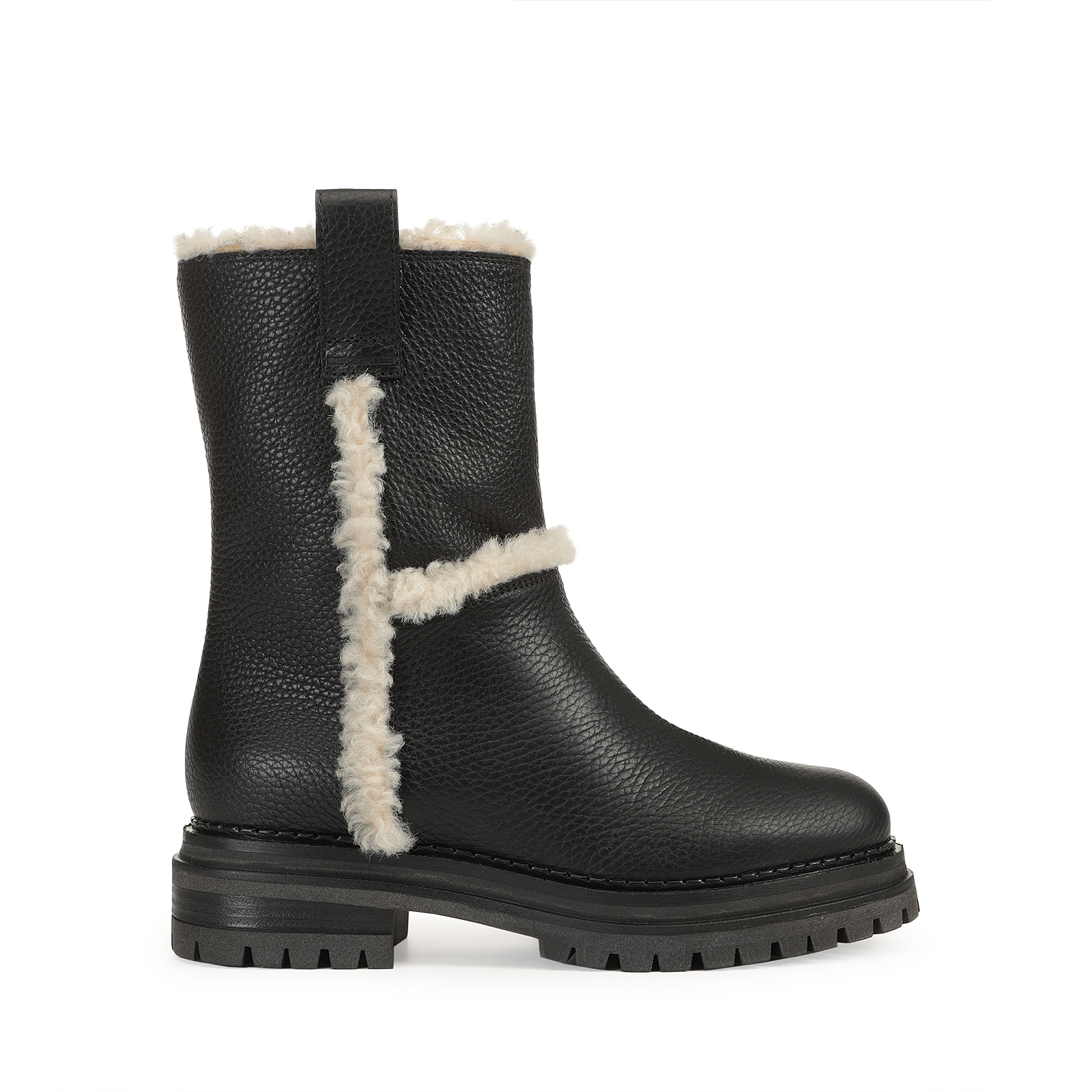 Booties Black Low heel: 15mm, sr Winnie | Sergio Rossi