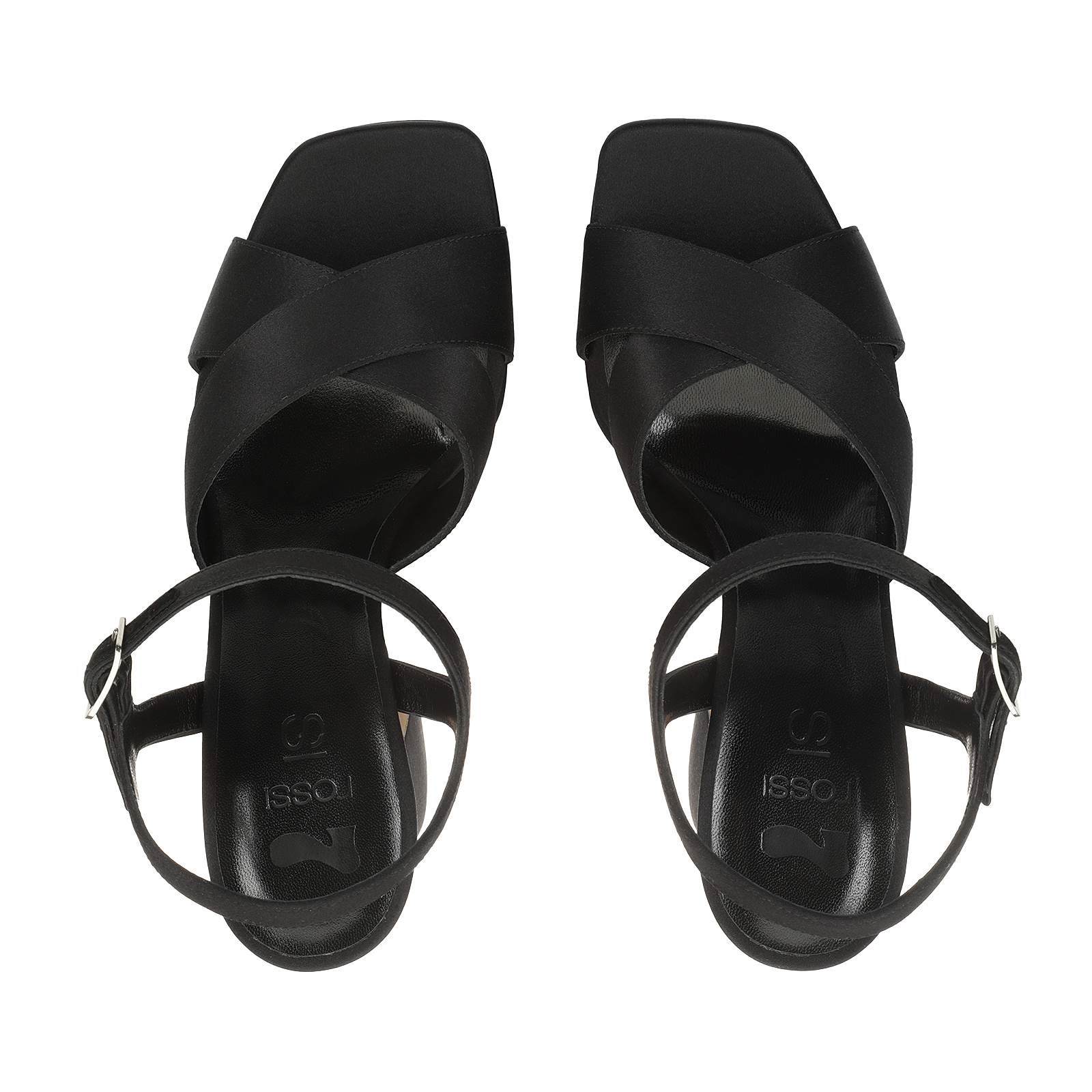サンダル ブラック ハイヒール: 90mm, SI ROSSI - Sandals Black