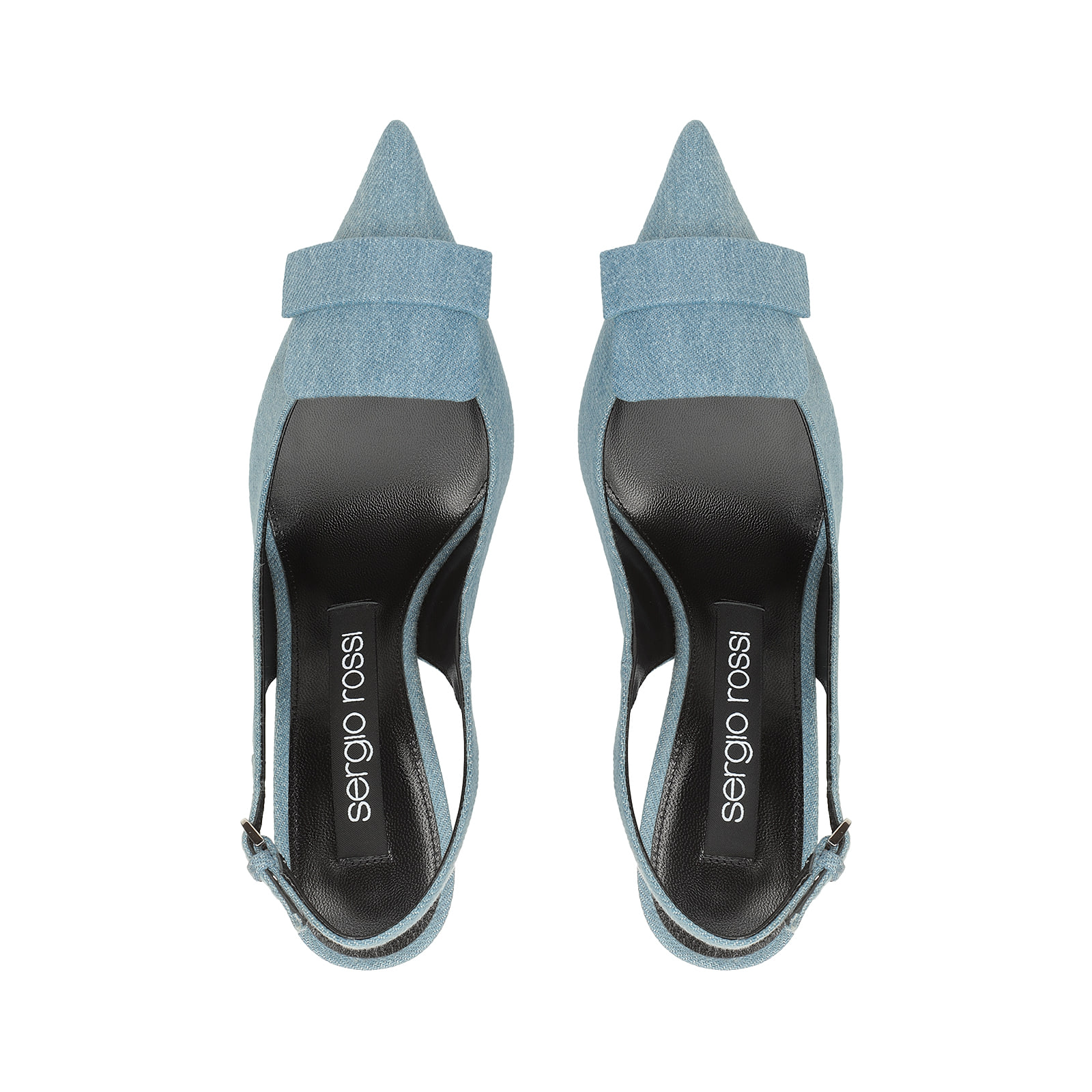 Slingbacks Blue Mid heel: 75mm, sr1 - Slingbacks Blue Slingbacks Blue Mid heel: 75mm, sr1 - Slingbacks Blue