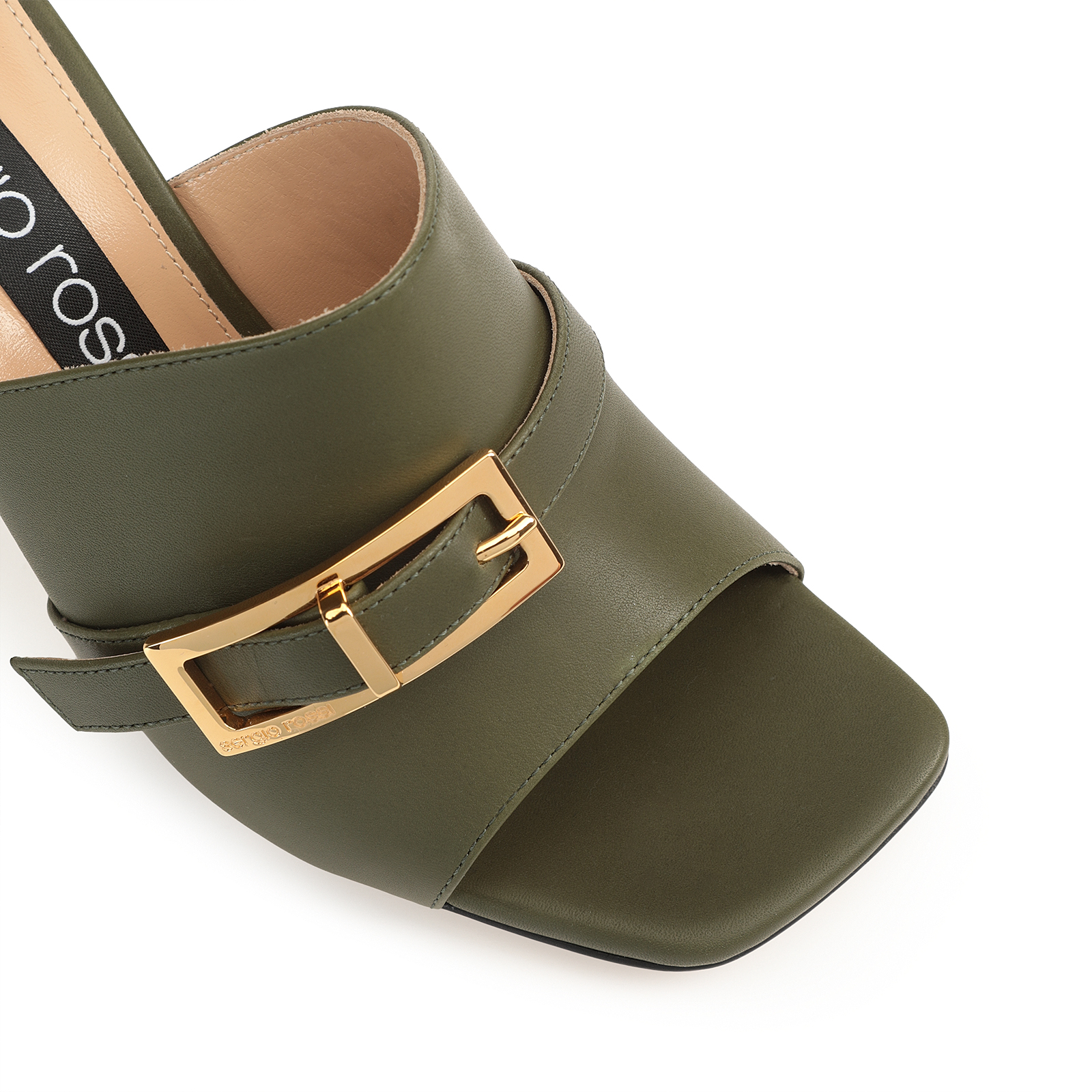 【関税&送料込】Sergio Rossi Sr Nora Mule Sandals In Velvet Sandals Beige Low heel: 25mm, sr Nora | Sergio Rossi
