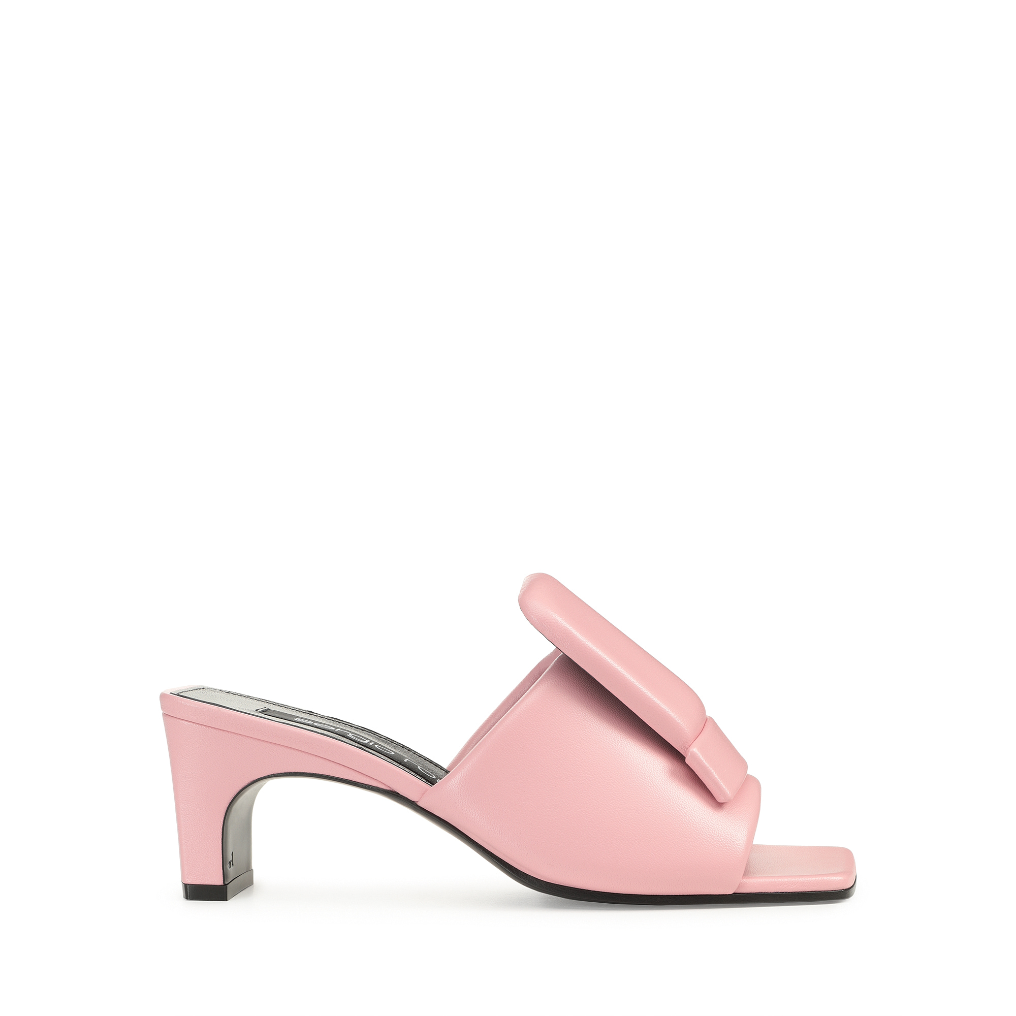 【関税送料込】Sergio Rossi SR SPONGY - SANDALS LIGHT ROSE Sandals Pink Low heel: 15mm, sr Spongy - Sandals Light Rose