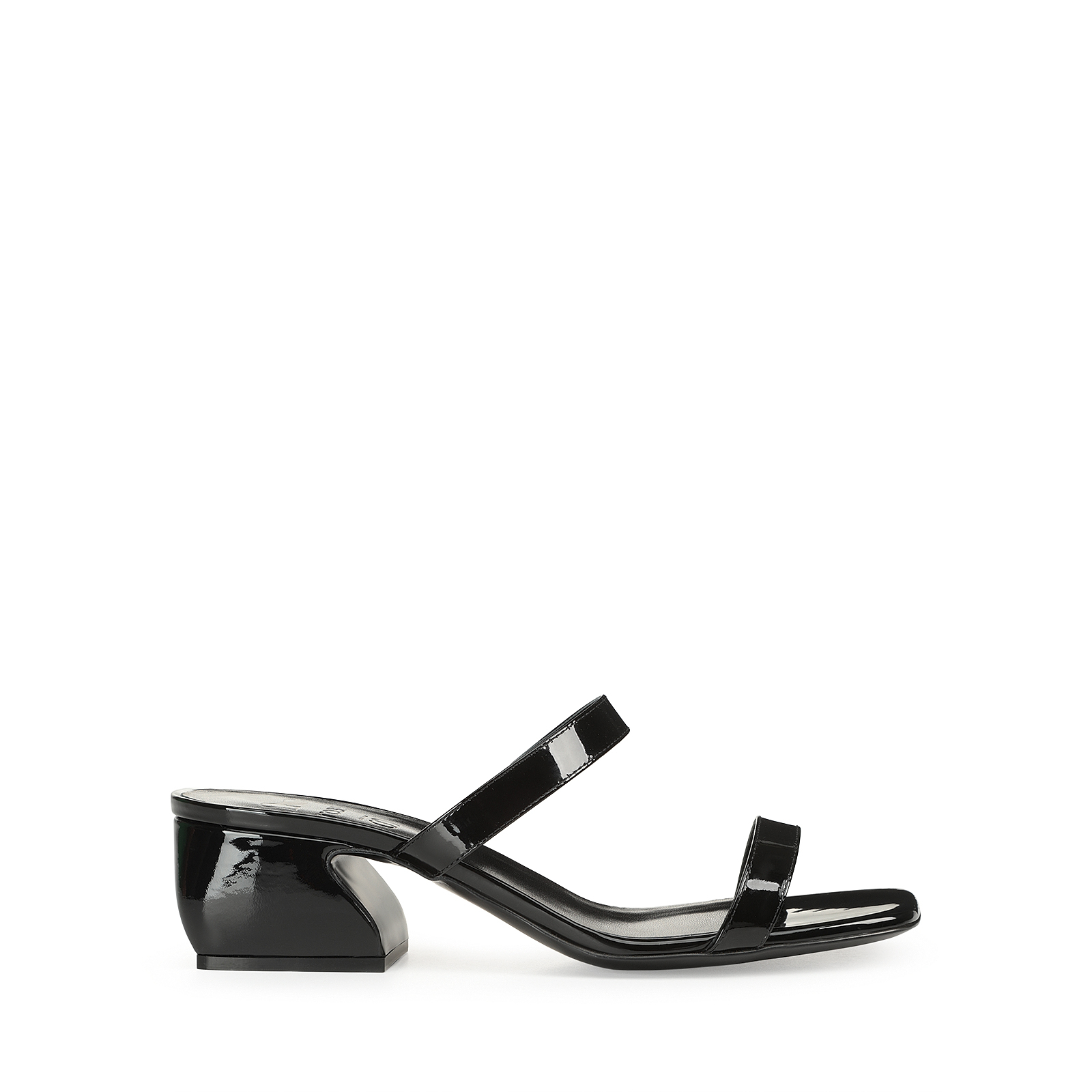 Sandals Black Low heel: 45mm, SI ROSSI - Sandals Black