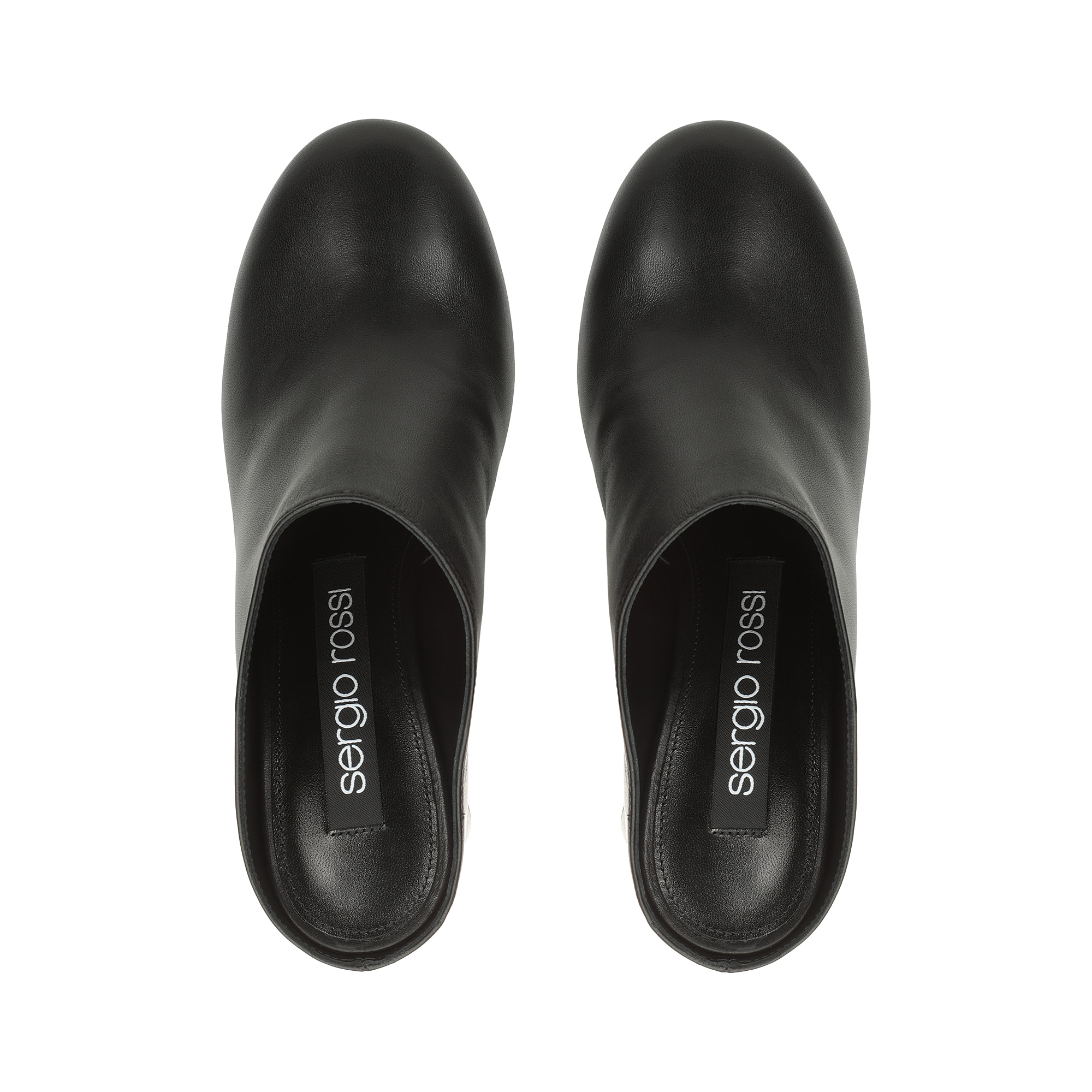 ★SS25newcollection★Sergio Rossi★sr Pilier-Sandals Black Sandals Black High heel: 90mm, sr Pilier - Mules Black