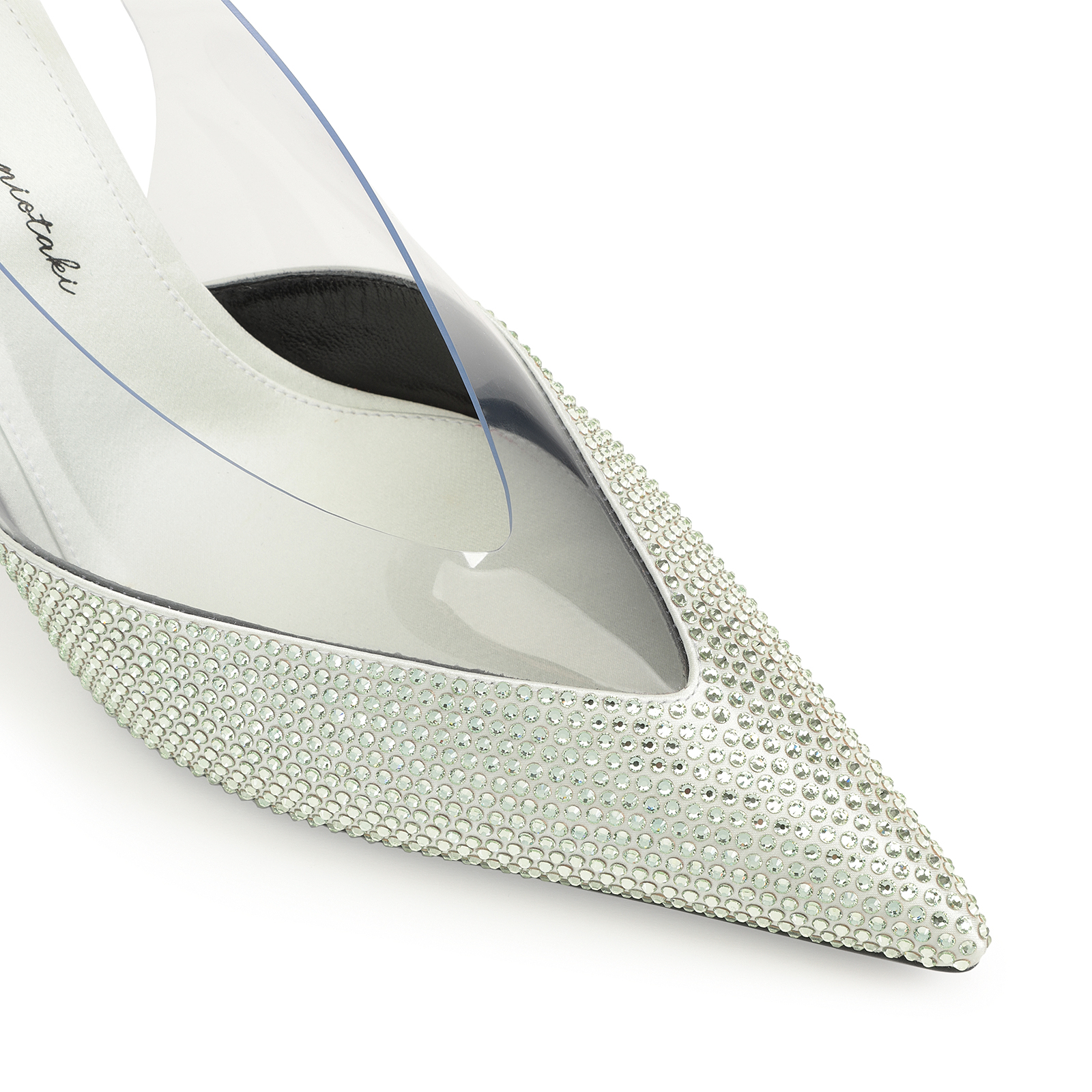 Slingbacks Green High heel: 95mm, Evangelie - Slingbacks Slingbacks Green High heel: 95mm, Evangelie - Slingbacks