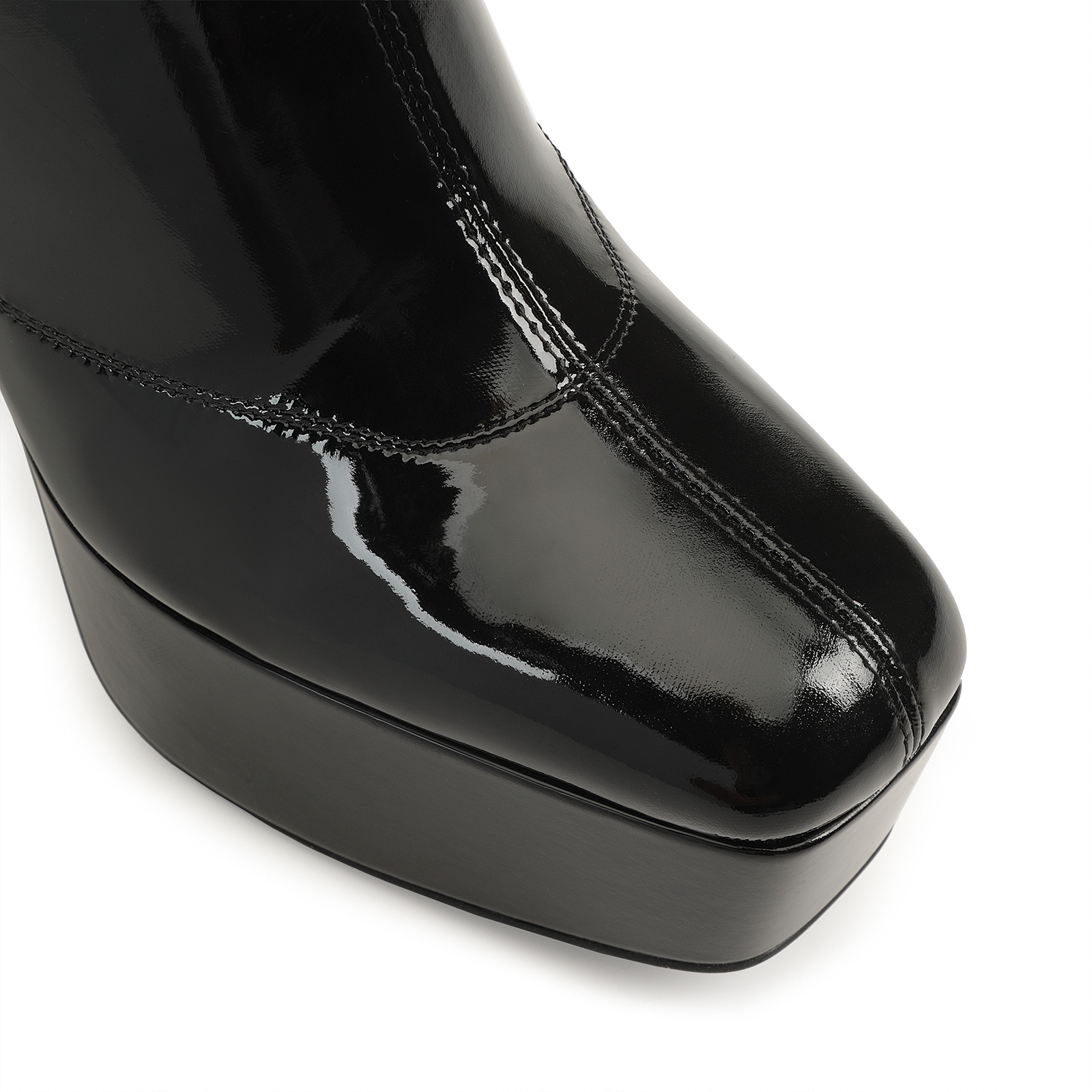 直営店☆SergioRossi☆ SI Rossi 厚底 ブーティ ブラック/ 85mm ブーティ ブラック ハイヒール: 85mm, SI ROSSI | Sergio Rossi
