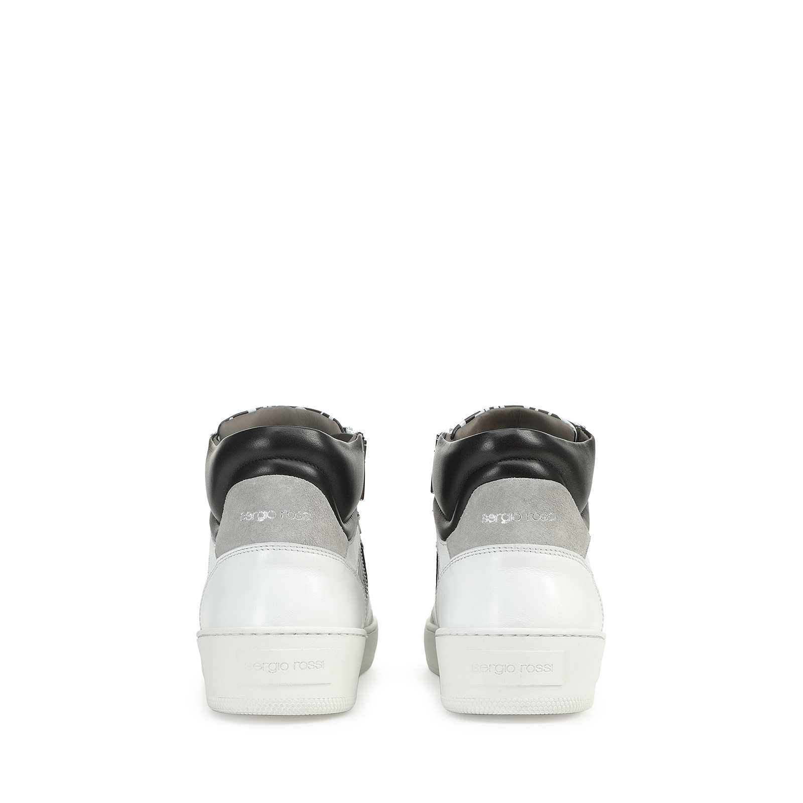 Sneakers Grey Flat, sr1 Addict - Sneakers Silver | Sergio Rossi