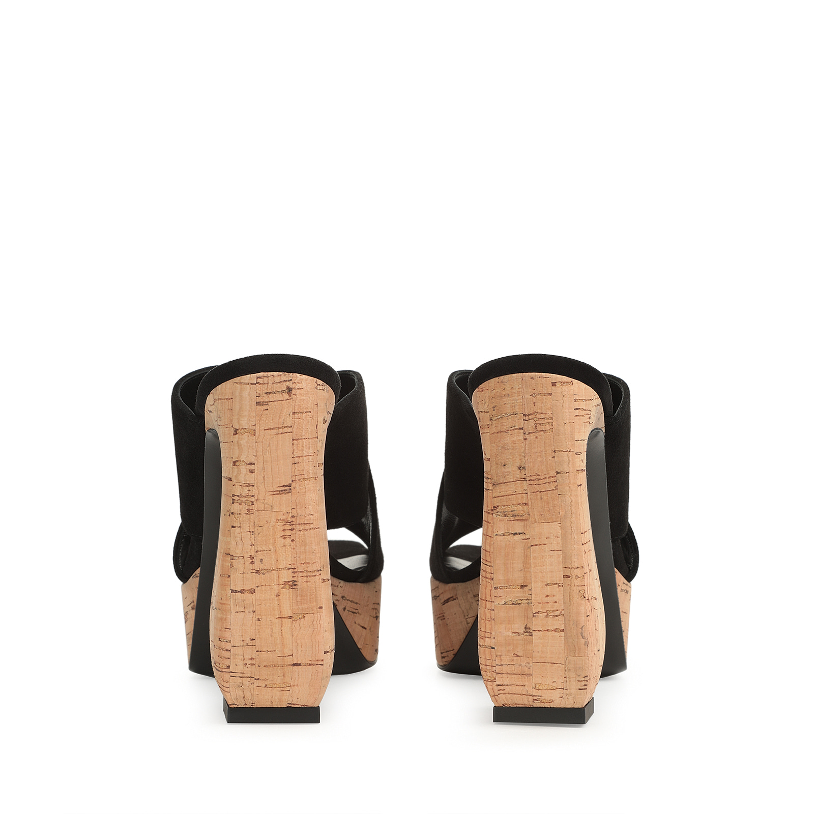 Wedges Black High heel: 90mm, SI ROSSI - Wedges Black