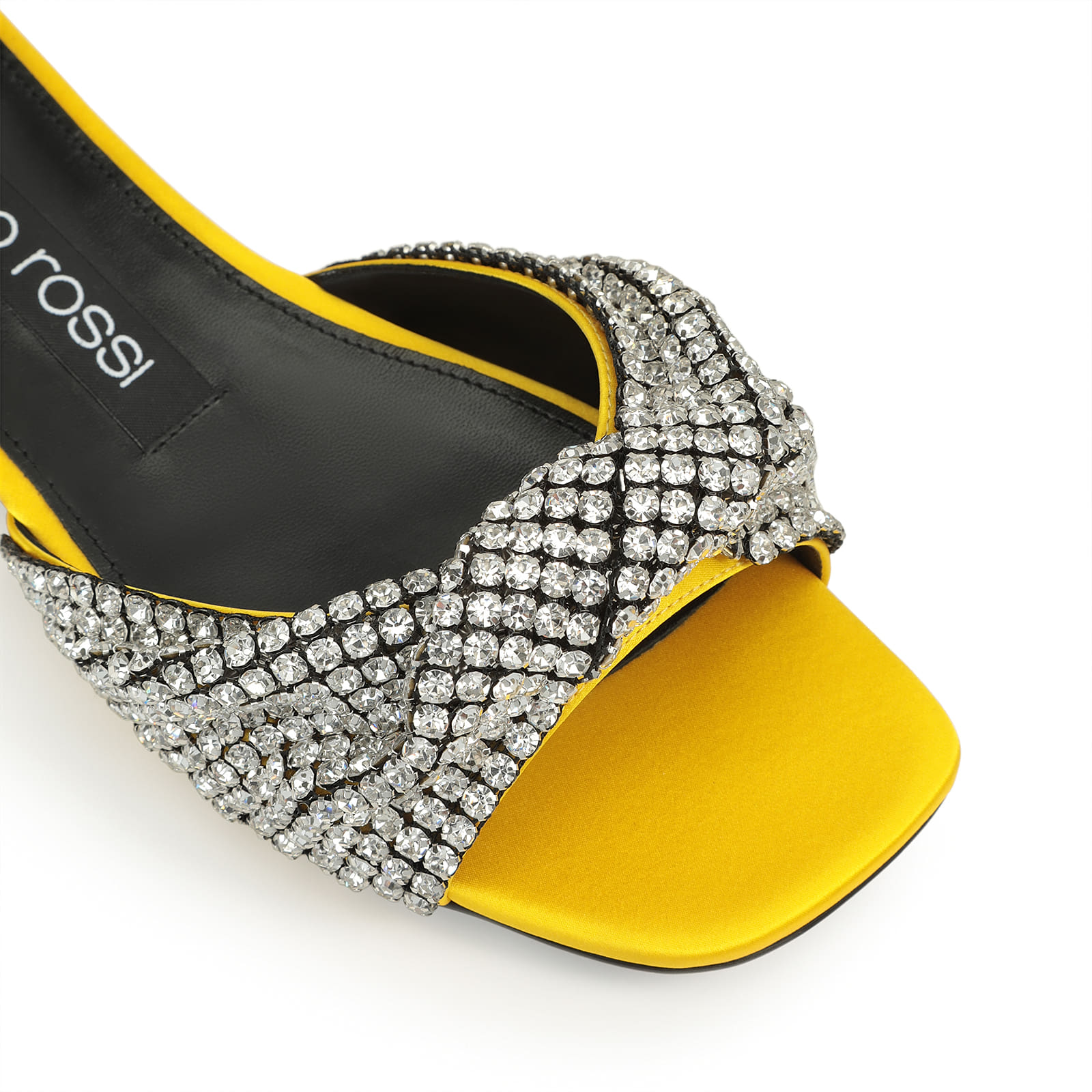 サンダル・ミュール SERGIO ROSSI Yellow Satin Sandals B04410MFI625410.7225.5.H1.jpg