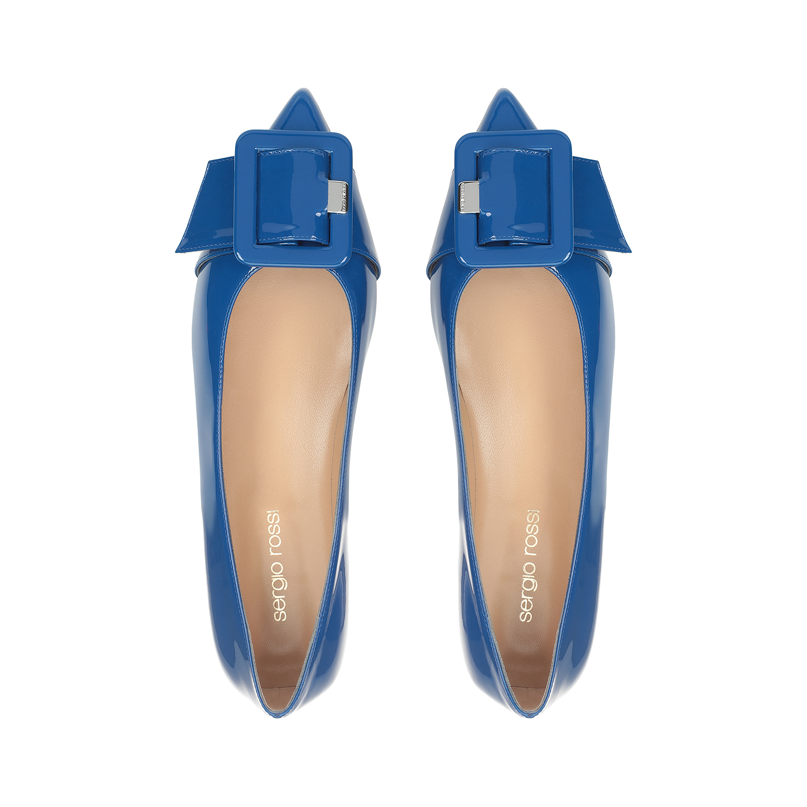 Ballerinas Blue Low heel: 10mm, sr Milano Mia - Ballerinas
