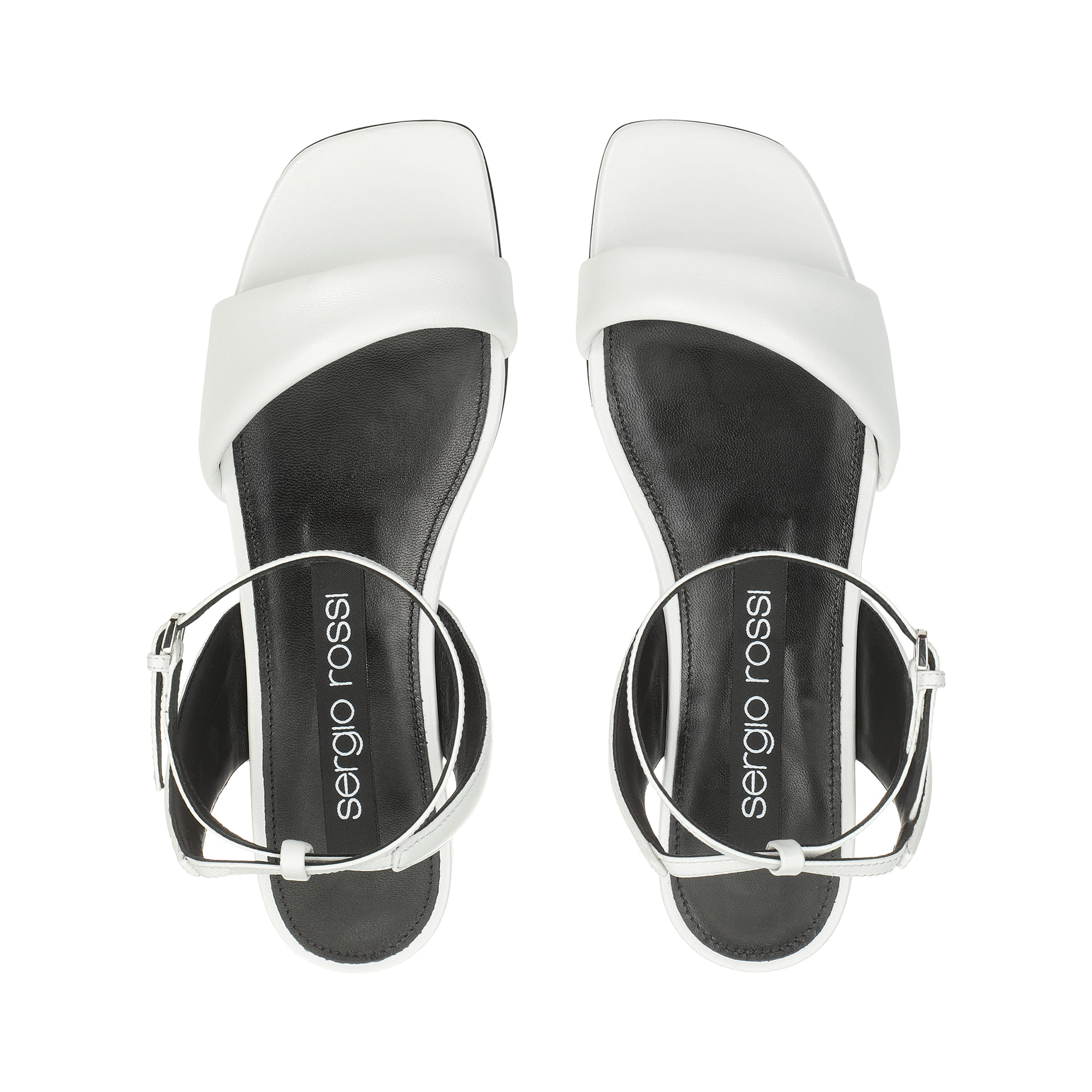 2024人気特価 Spongy sr 15mm, heel: Low White Sandals - White Sandals 靴