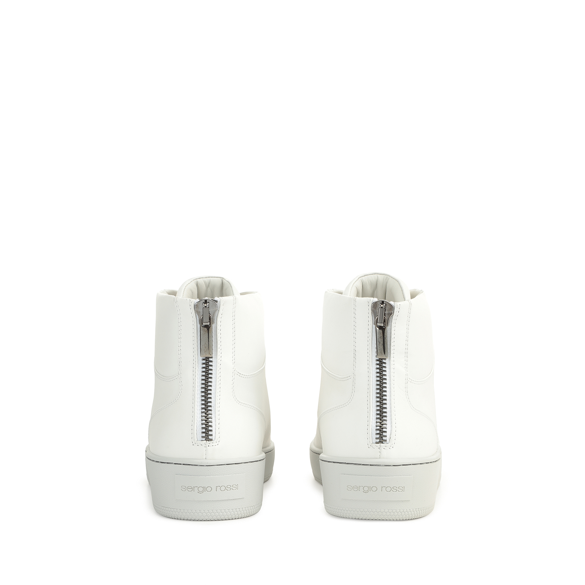 Sneakers White Flat, sr1 Addict - Sneakers White | Sergio Rossi