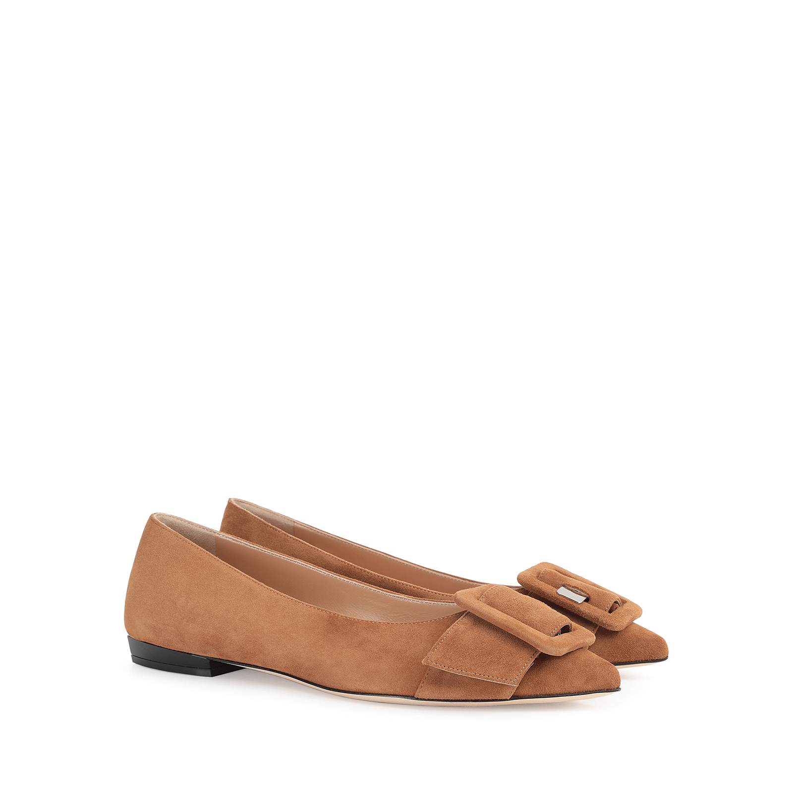 sergio rossi MILANO MIA010フラットスウェード36.5 sergio rossi MILANO MIA010フラットスウェード36.5 Flats Red