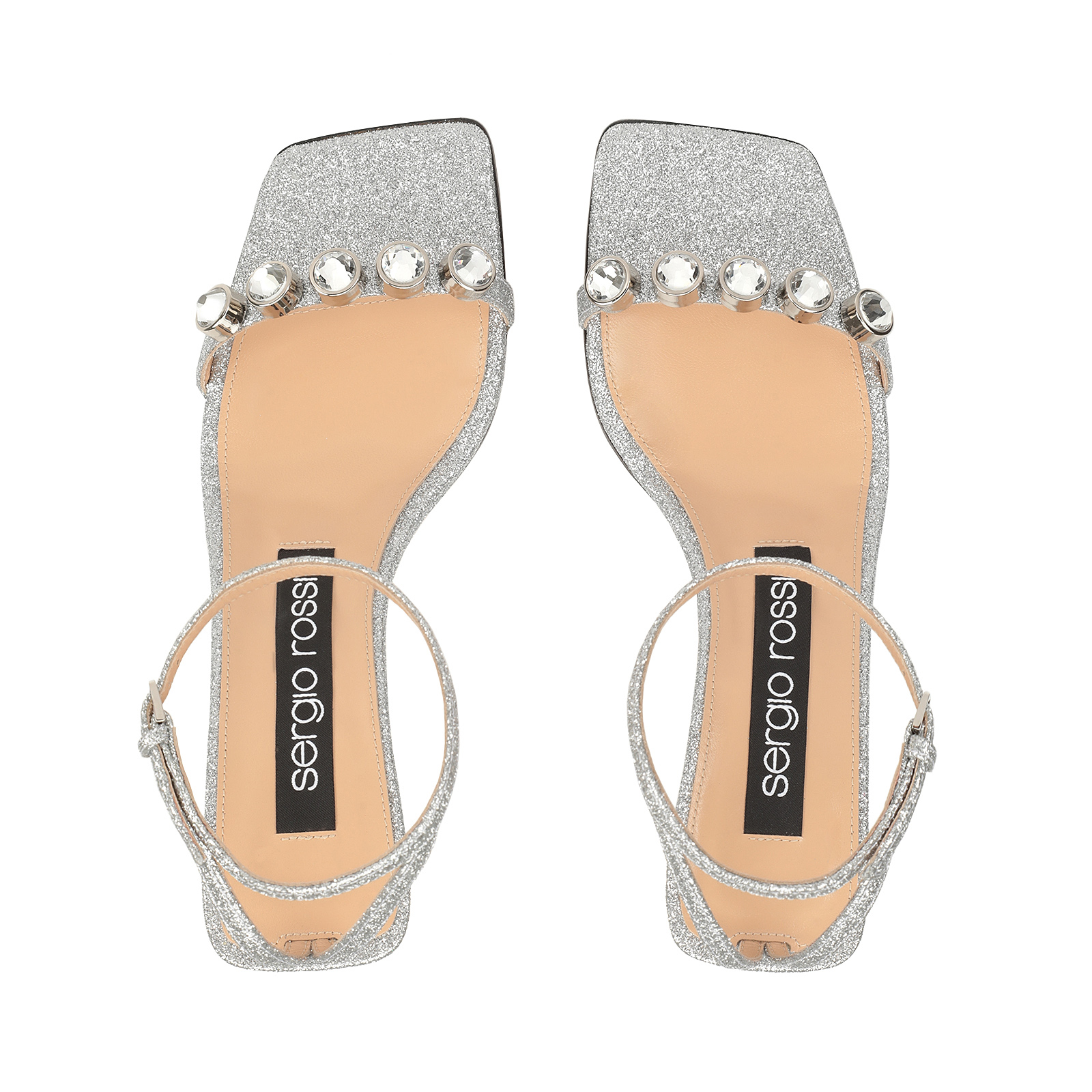 Sandals Grey Heel height: 60mm, sr1 | Sergio Rossi