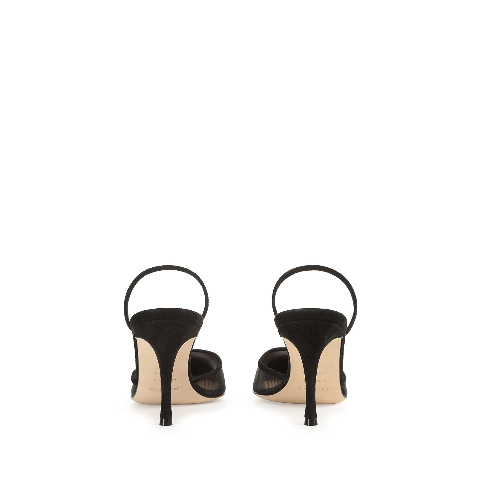Slingbacks Black Heel height: 75mm, Godiva | Sergio Rossi
