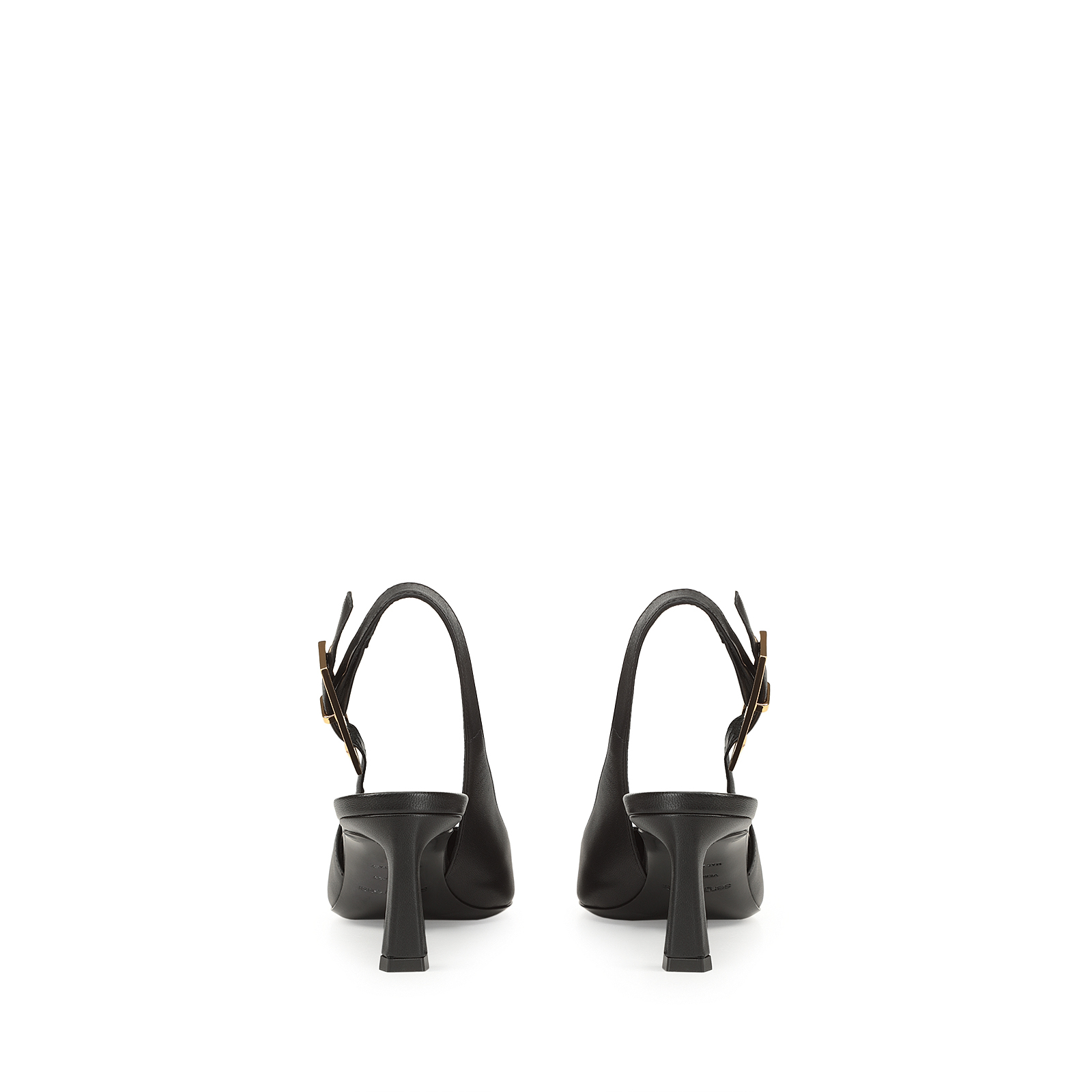★オケージョン★【Sergio Rossi】sr Nora-Slingbacks Black Mules Black Mid heel: 60mm, sr Paris - Mules Black | Sergio
