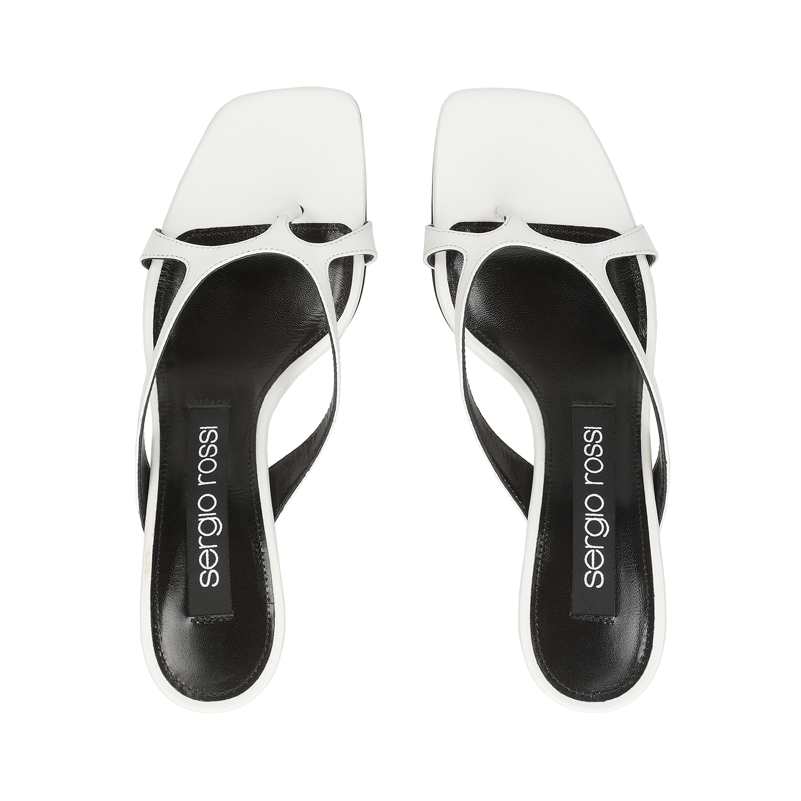 サンダル・ミュール SERGIO ROSSI Women Sandals B07160MNAN07110 9000 WHITE Sandals White High heel: 90mm, sr Mermaid - Sandals White