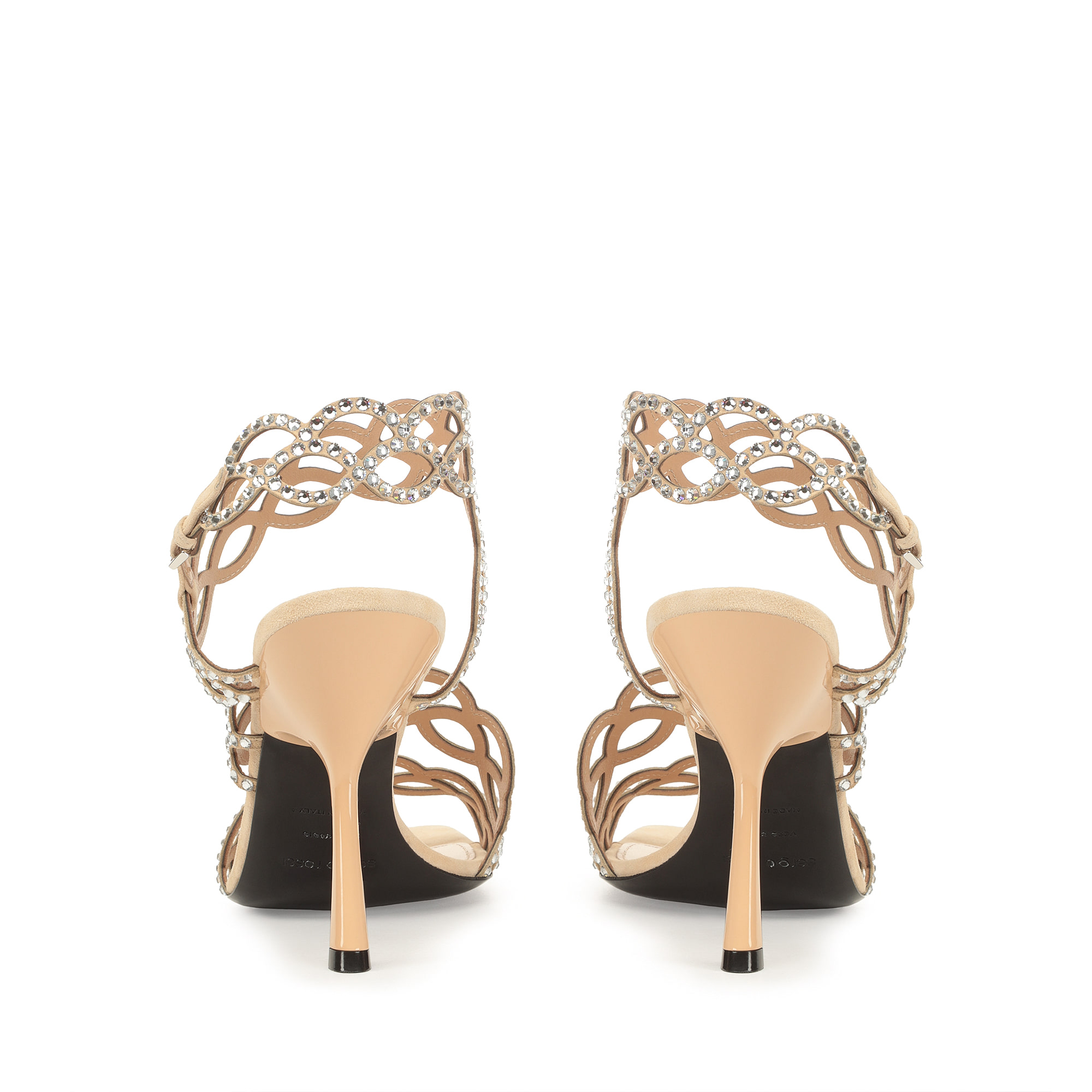 Sandals Beige High heel: 100mm, sr Mermaid - Sandals Soft