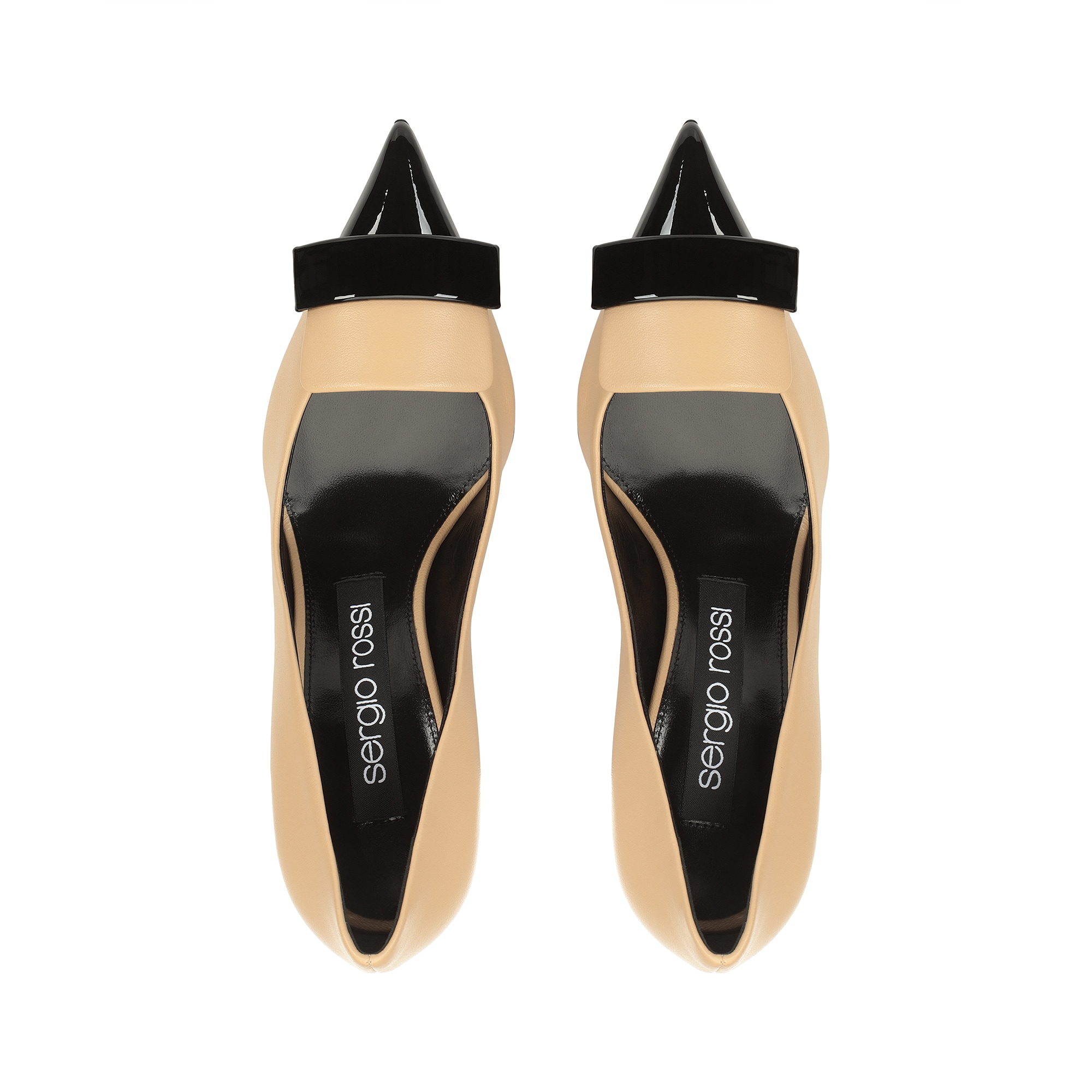 美品♦︎ANTEPRIMA♦︎パンプス/クリアリボン/24/ブラック/ヒール パンプス ブルー ミッドヒール: 50mm, sr Micro Mermaid - Pumps