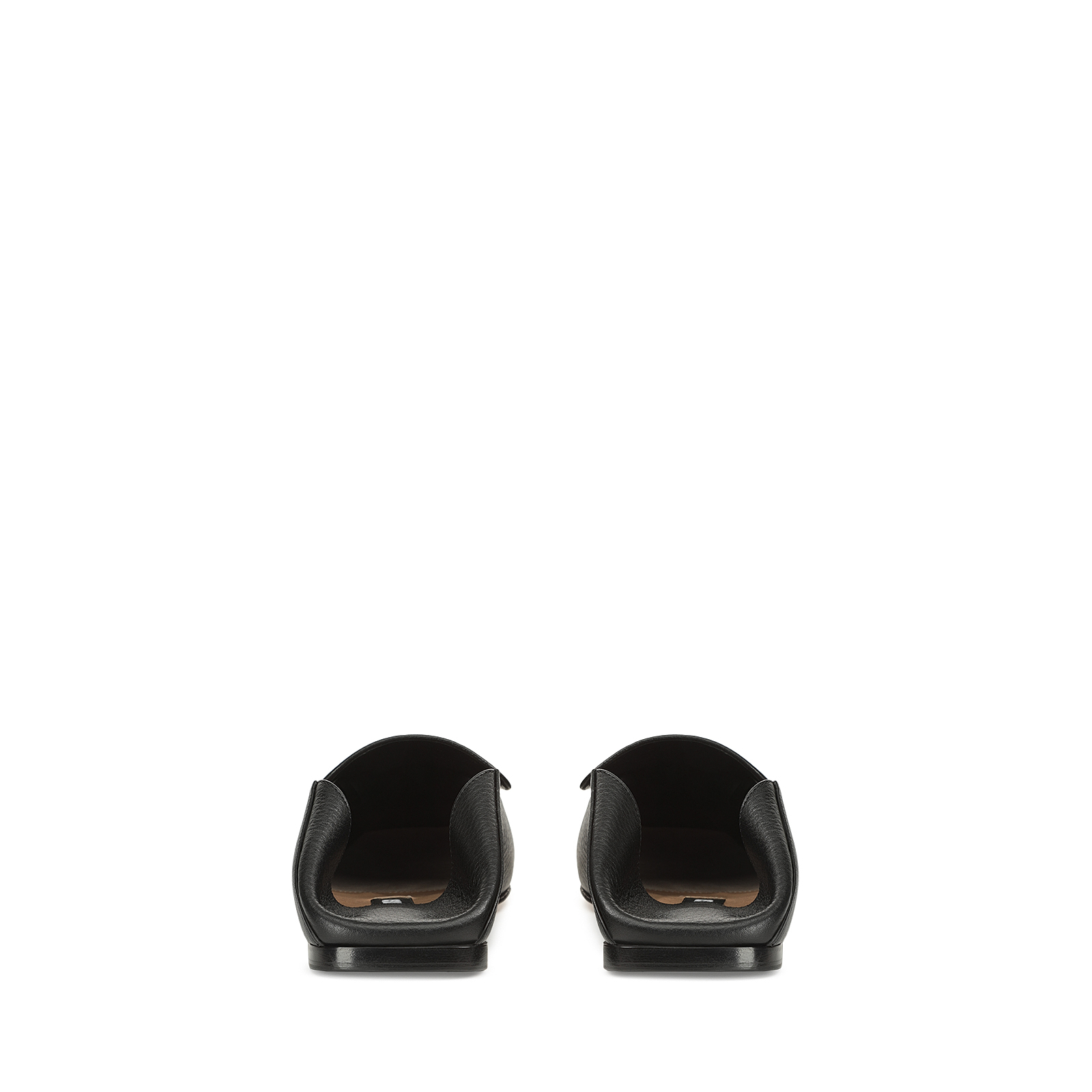 sergio rossi ブラック フラットシューズ 38.5 ローファー ブラック フラット: 5mm, sr1 - Slippers Black