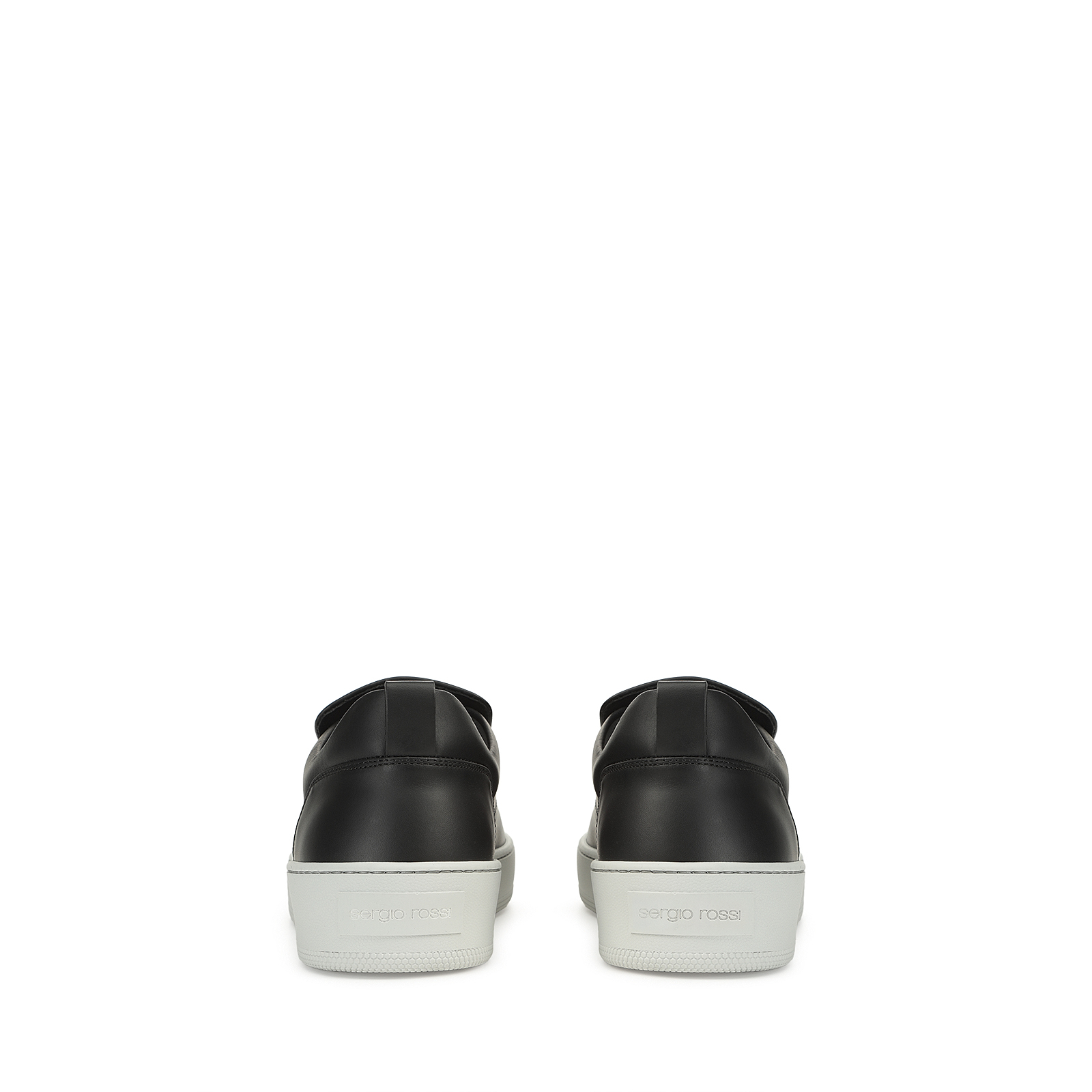 Sneakers Black Flat, sr1 Addict - Sneakers Black | Sergio Rossi