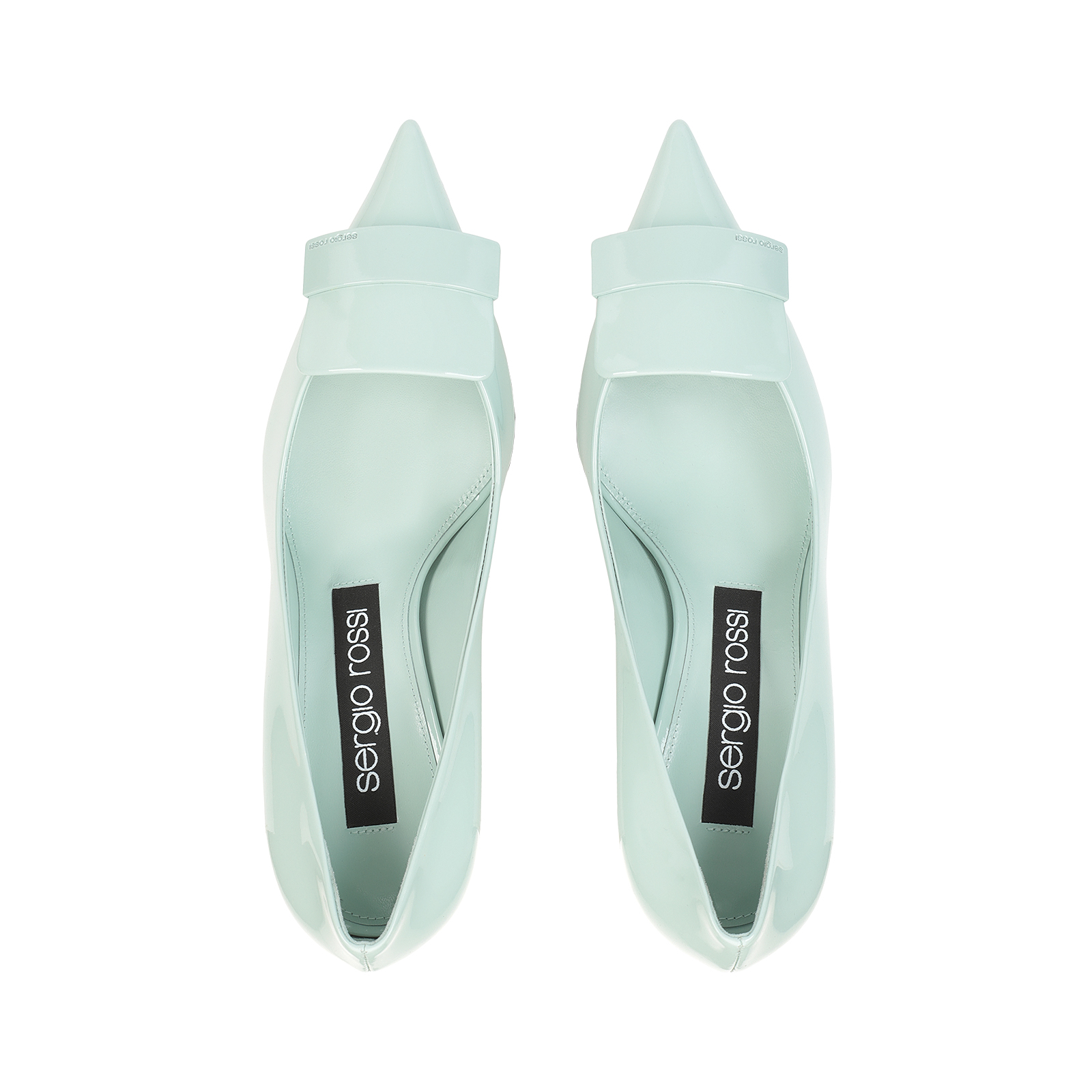 セルジオロッシ☆MADAME Pump 75MM Green Pumps Green Mid heel: 75mm, New Secret | Sergio Rossi