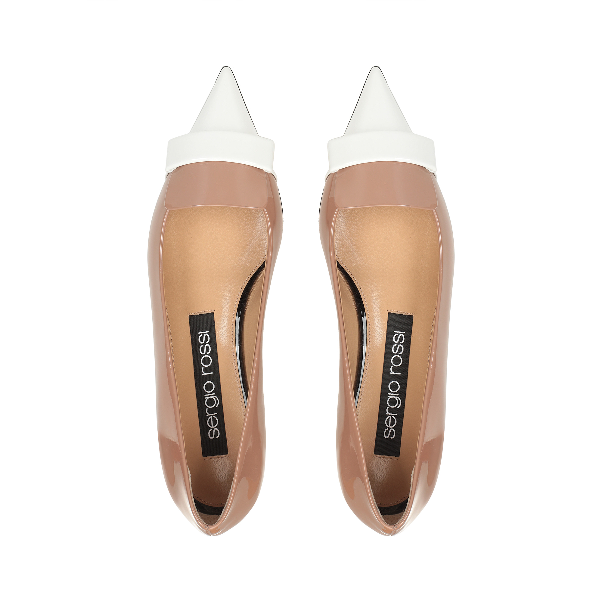 Ballerinas White Flat: 10mm, sr1 - Ballerinas White | Sergio
