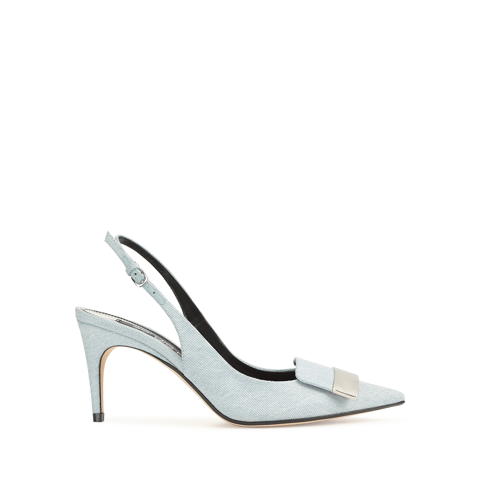 【直営店】sr1 - Slingbacks Blue Paradise スリングバック スリングバック ブルー ミッドヒール: 75mm, sr1 - Slingbacks