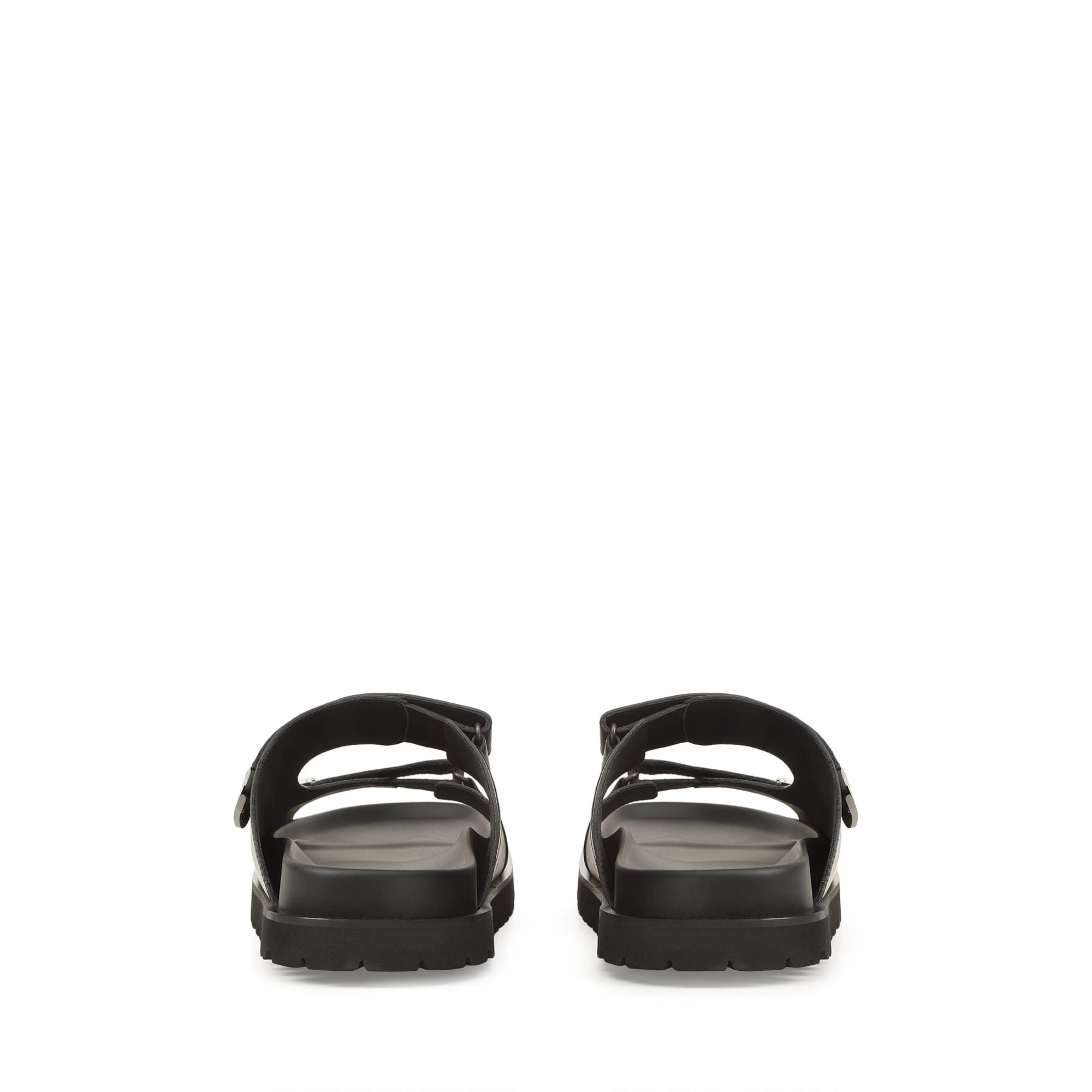 Sandals Black Low heel: 15mm, sr Signature - Sandals Black