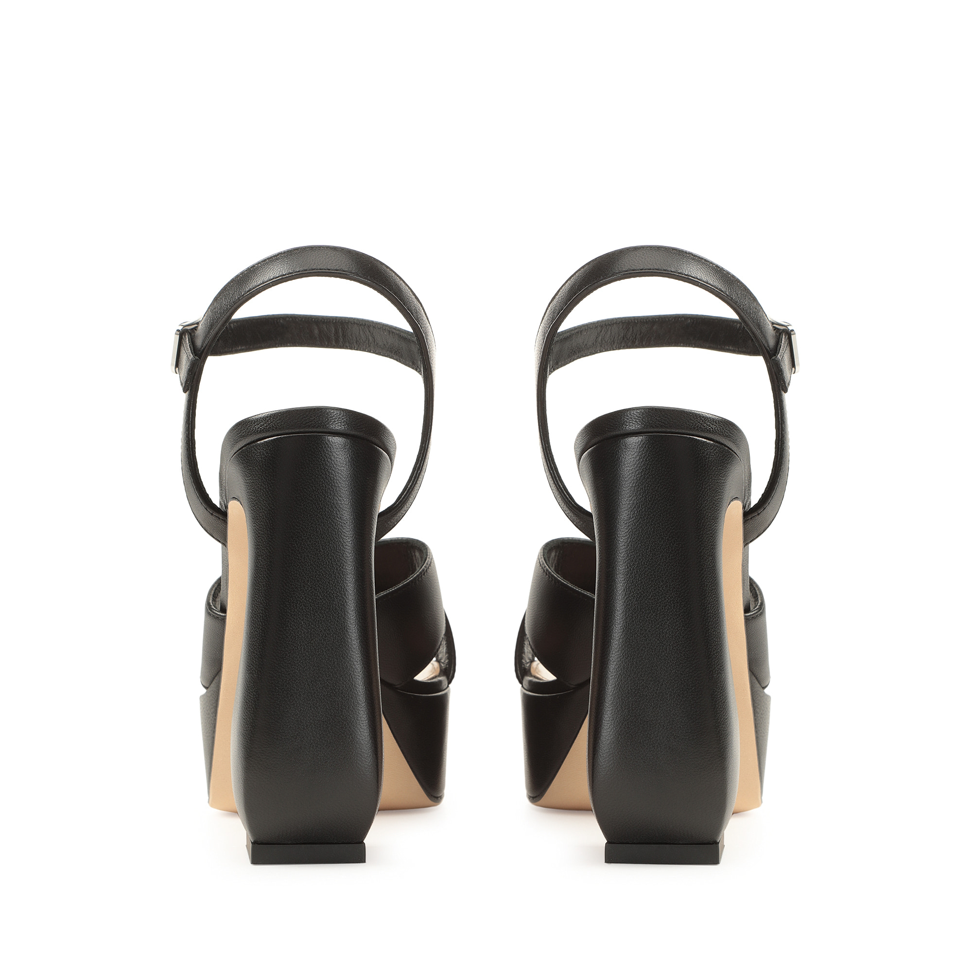 ★SS25新作★Sergio Rossi★sr SI ROSSI Sandals Blackサンダル Sandals Black High heel: 90mm, sr SI ROSSI - Sandals Black