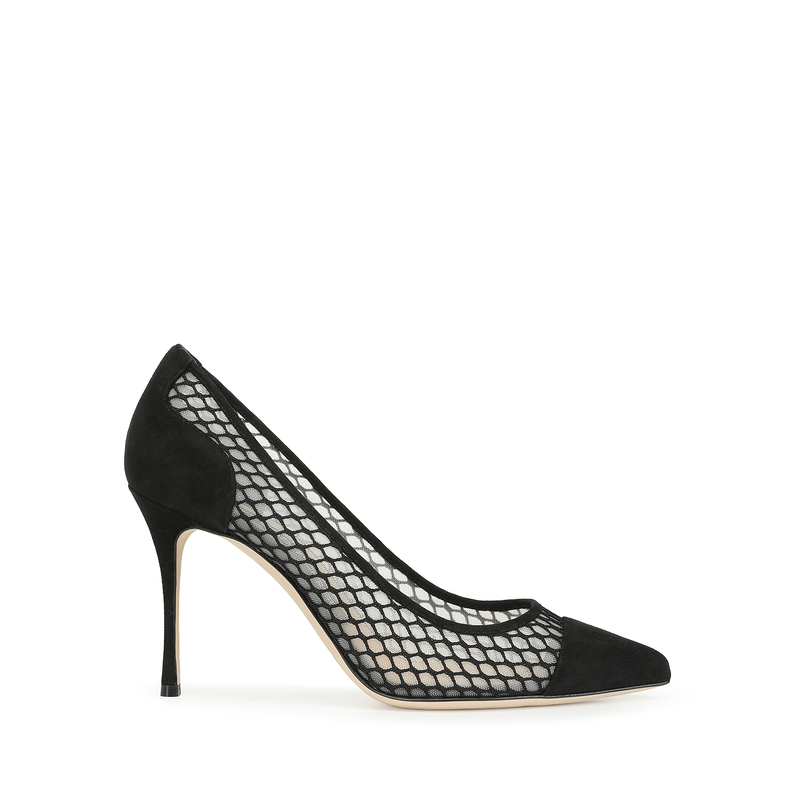 Black Heel height: 90mm, Godiva | Sergio Rossi