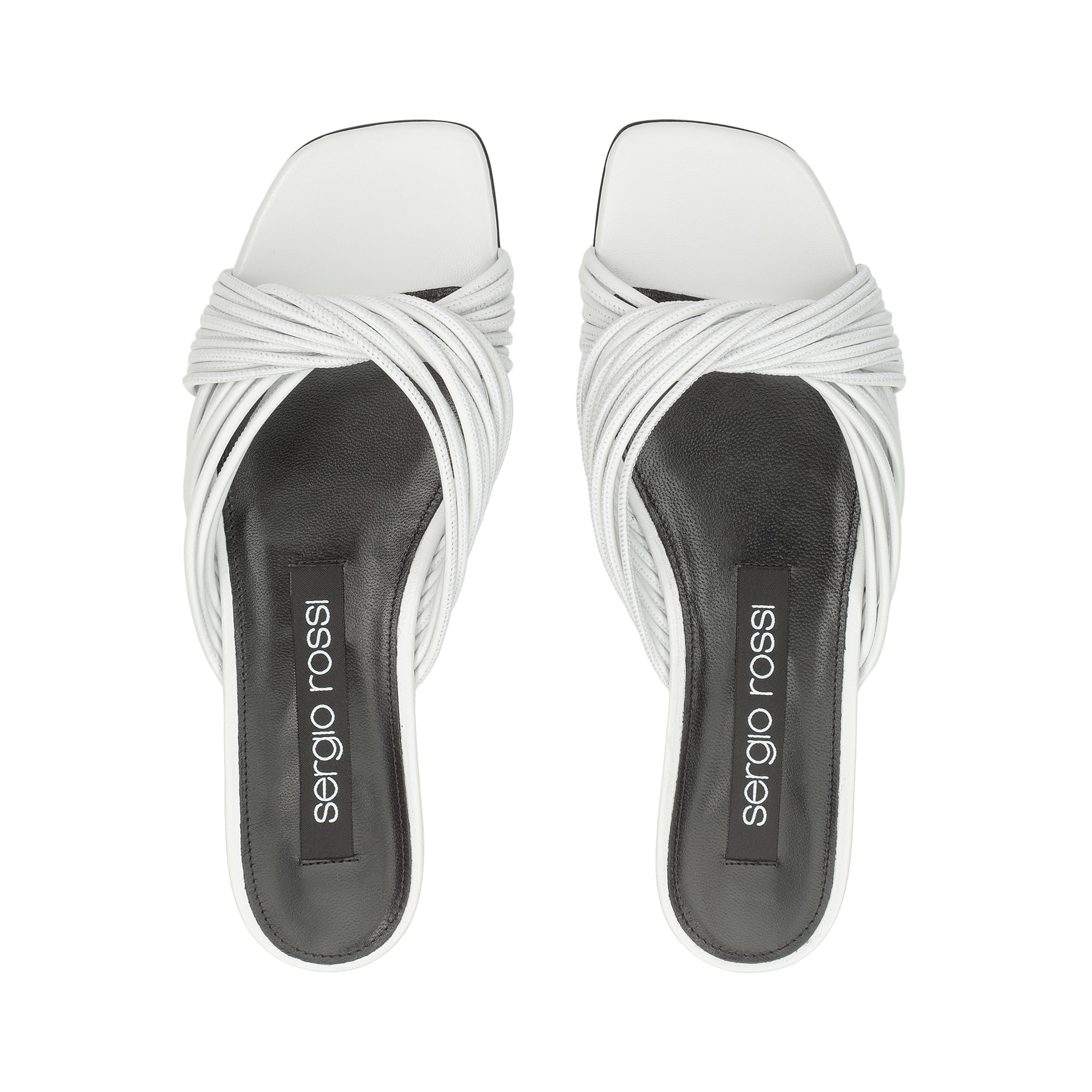 サンダル・ミュール SERGIO ROSSI SR Akida HH15 Sandals White Low heel: 15mm, sr Akida - Sandals White