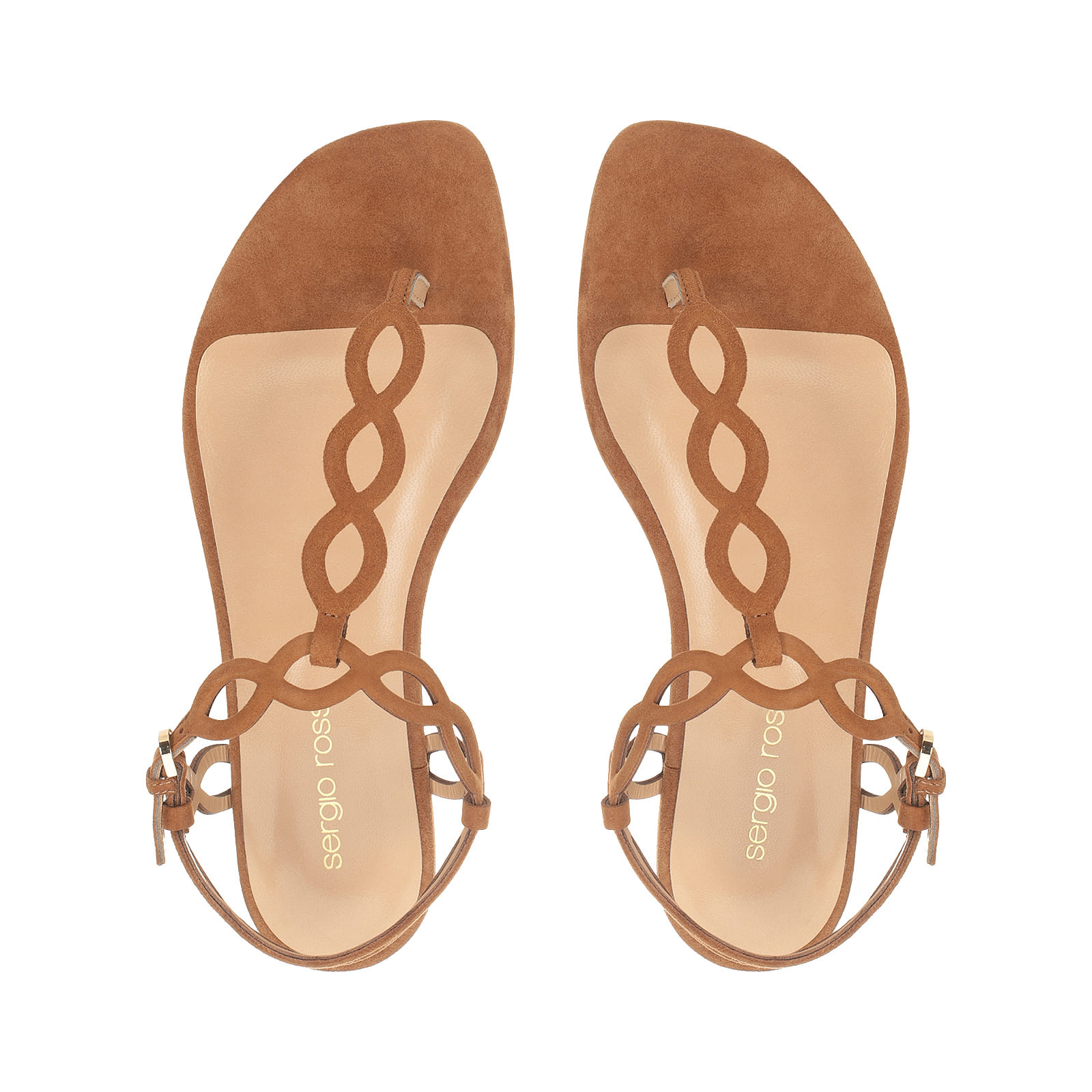 サンダル ブラウン ローヒール: 45mm, SI ROSSI - Sandals Cuoio