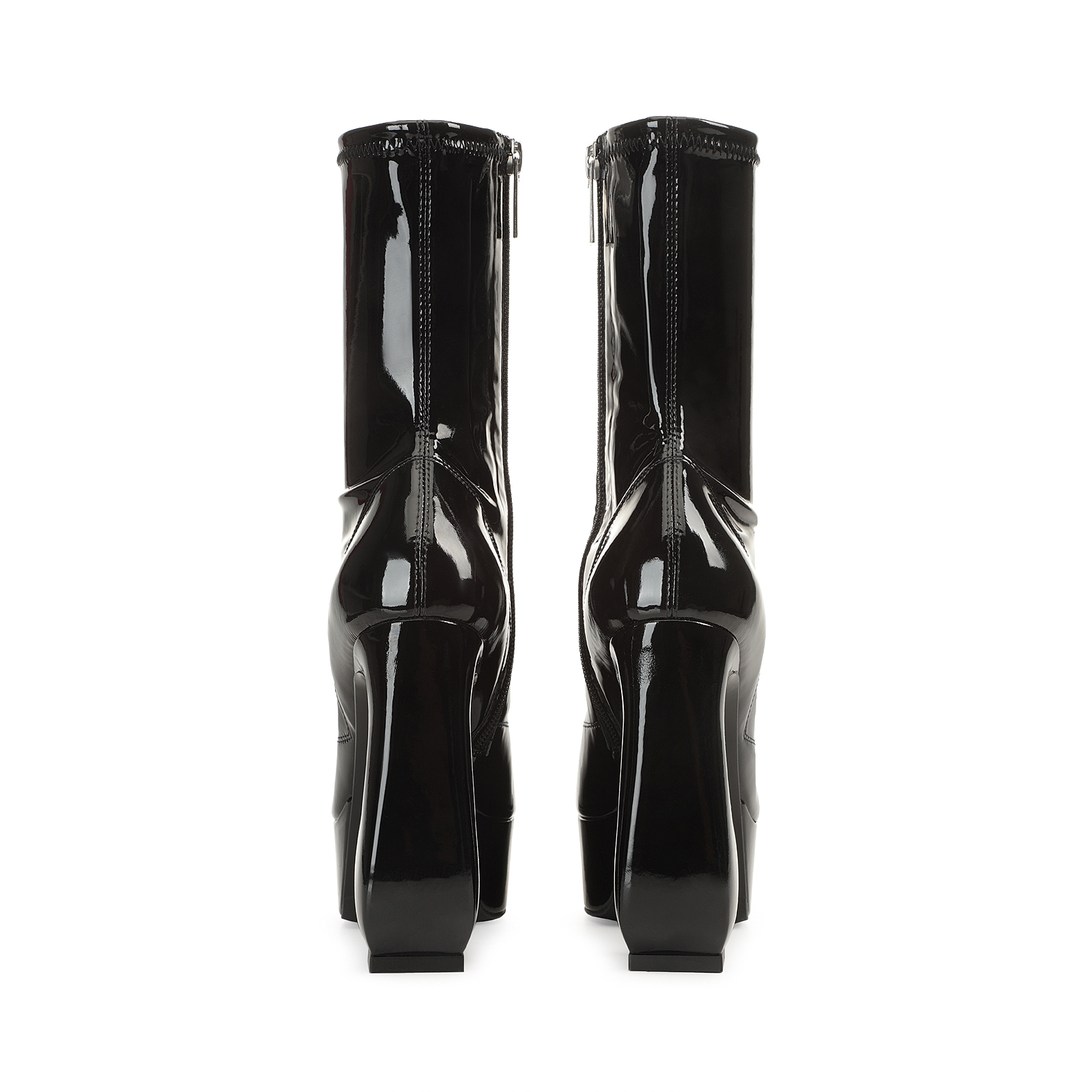 直営店☆SergioRossi☆ SI Rossi 厚底 ブーティ ブラック/ 85mm ブーティ ブラック ハイヒール: 85mm, SI ROSSI | Sergio Rossi