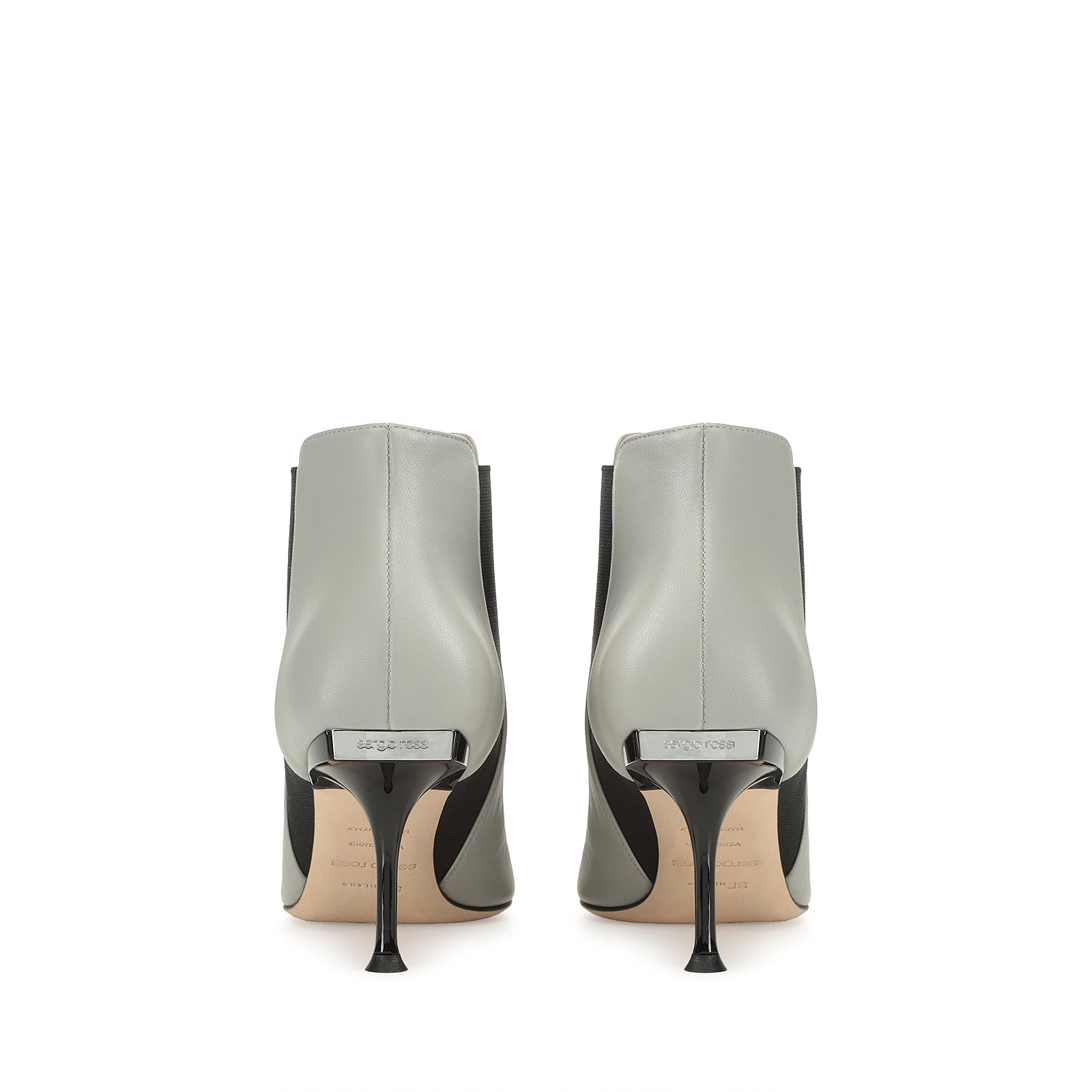 【Sergio Rossi】Sr Gydda bootie HH 080 Sandals Black High heel: 80mm, Sr Gydda | Sergio Rossi